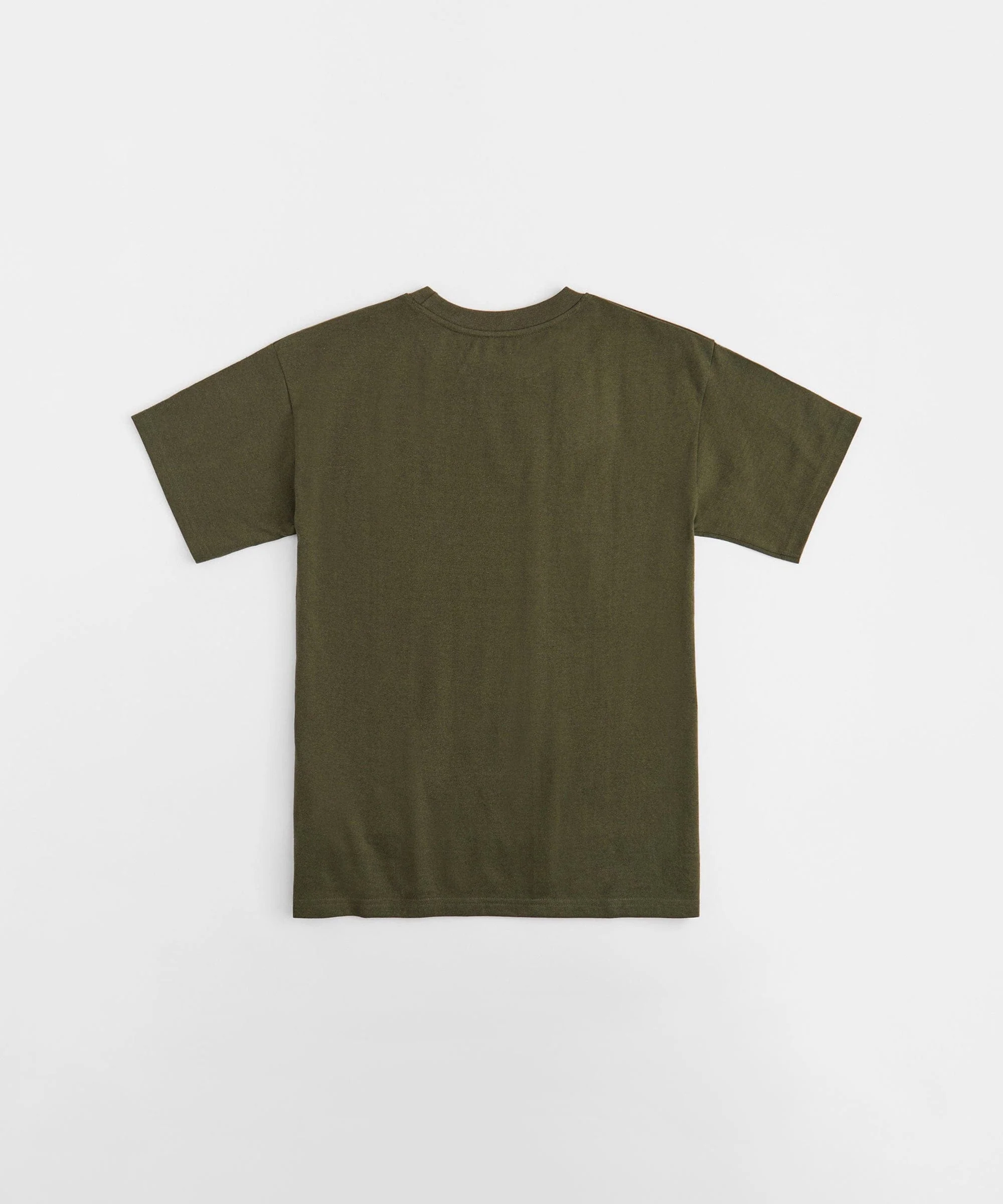 All We Trust Is Us Vintage Short Sleeve Tee - Burnt Olive - Image 2