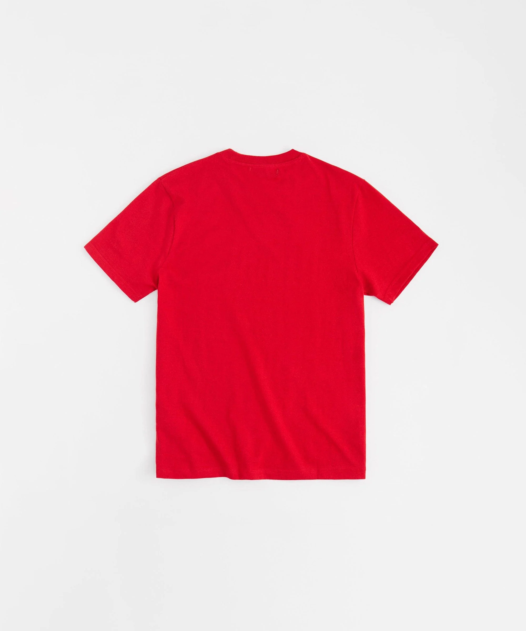 Antisocial Bear Chenille Patched Short Sleeve Tee - Red - Image 3