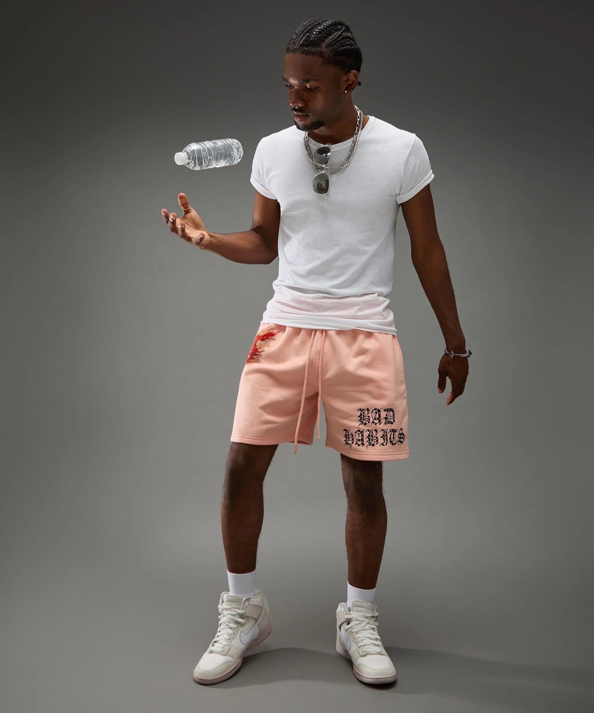 Bad Habits Studded Rose Short - Image 10