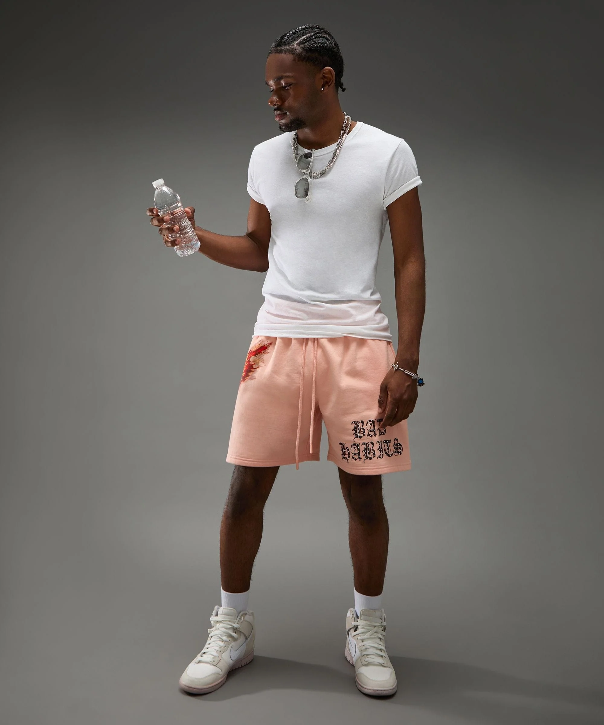 Bad Habits Studded Rose Short - Image 11