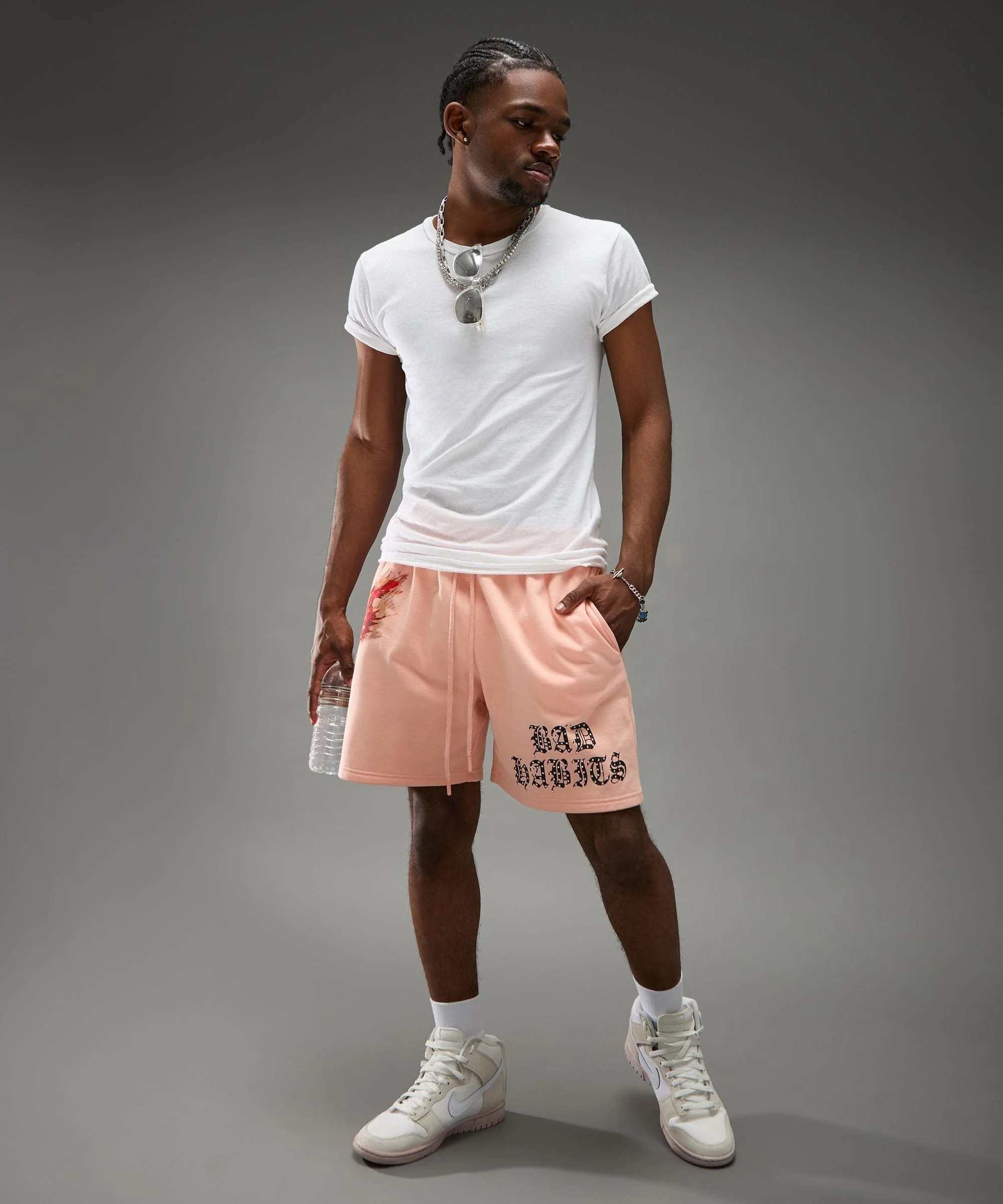 Bad Habits Studded Rose Short - Image 12
