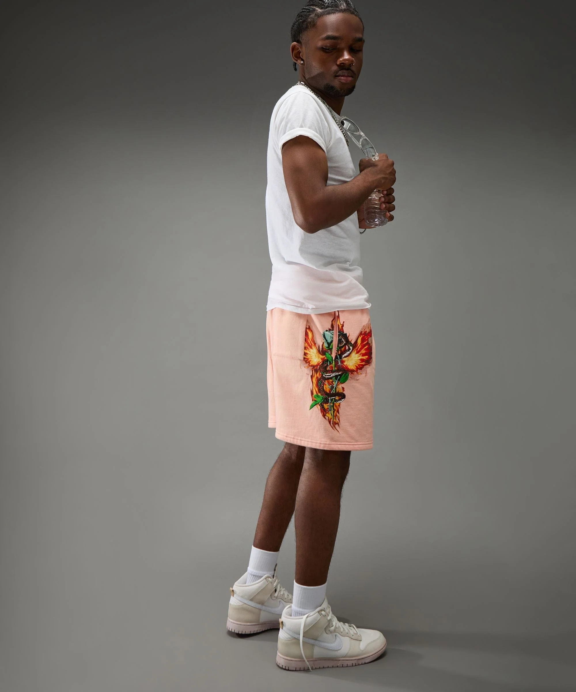 Bad Habits Studded Rose Short - Image 13