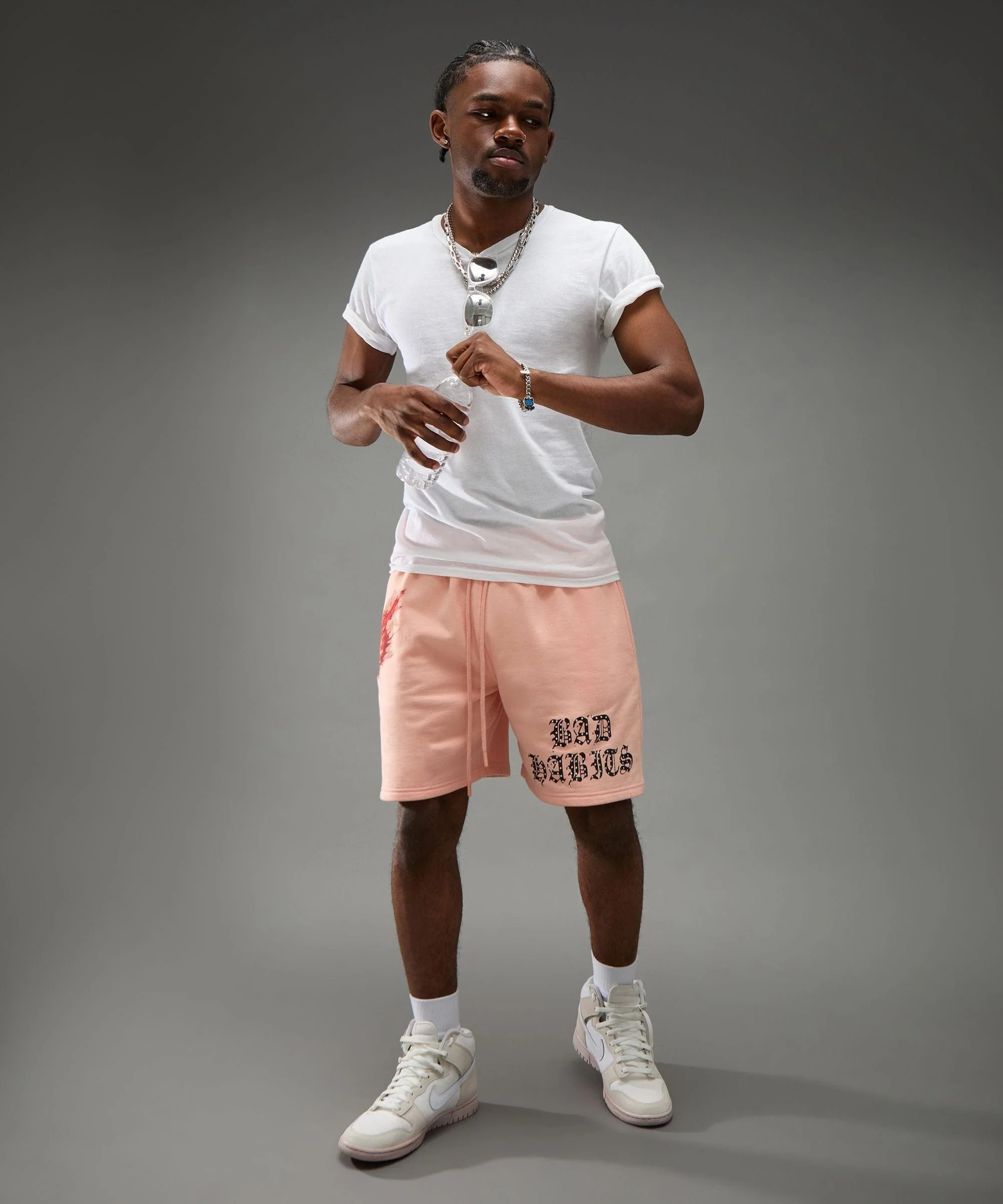 Bad Habits Studded Rose Short - Image 15