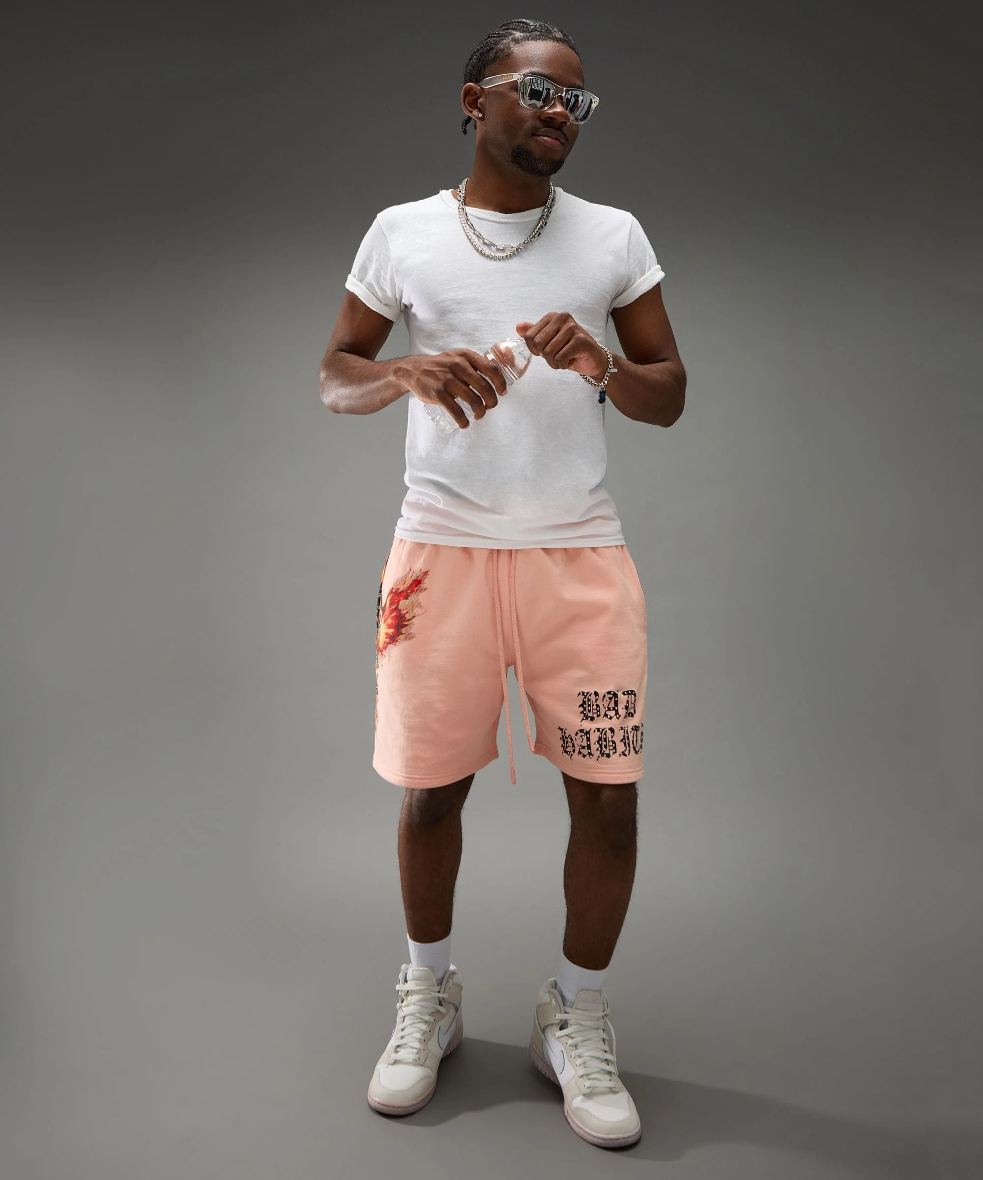 Bad Habits Studded Rose Short - Image 20
