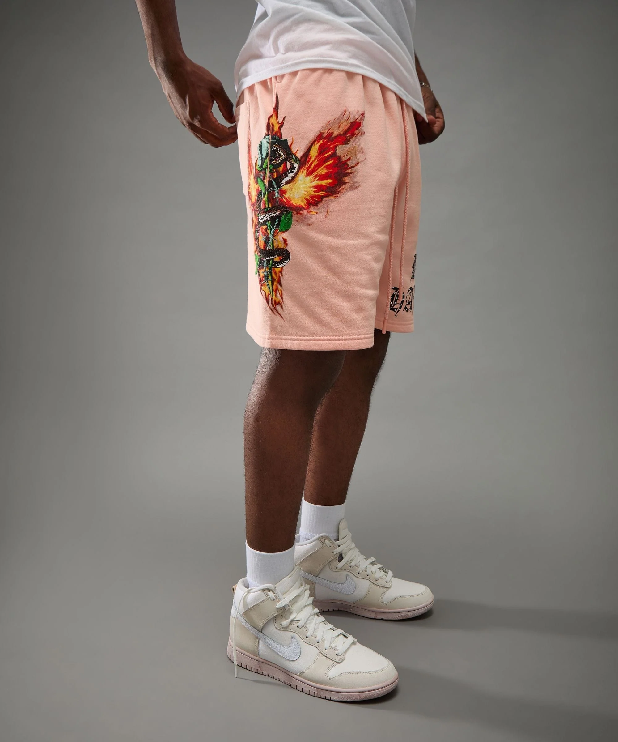 Bad Habits Studded Rose Short - Image 7
