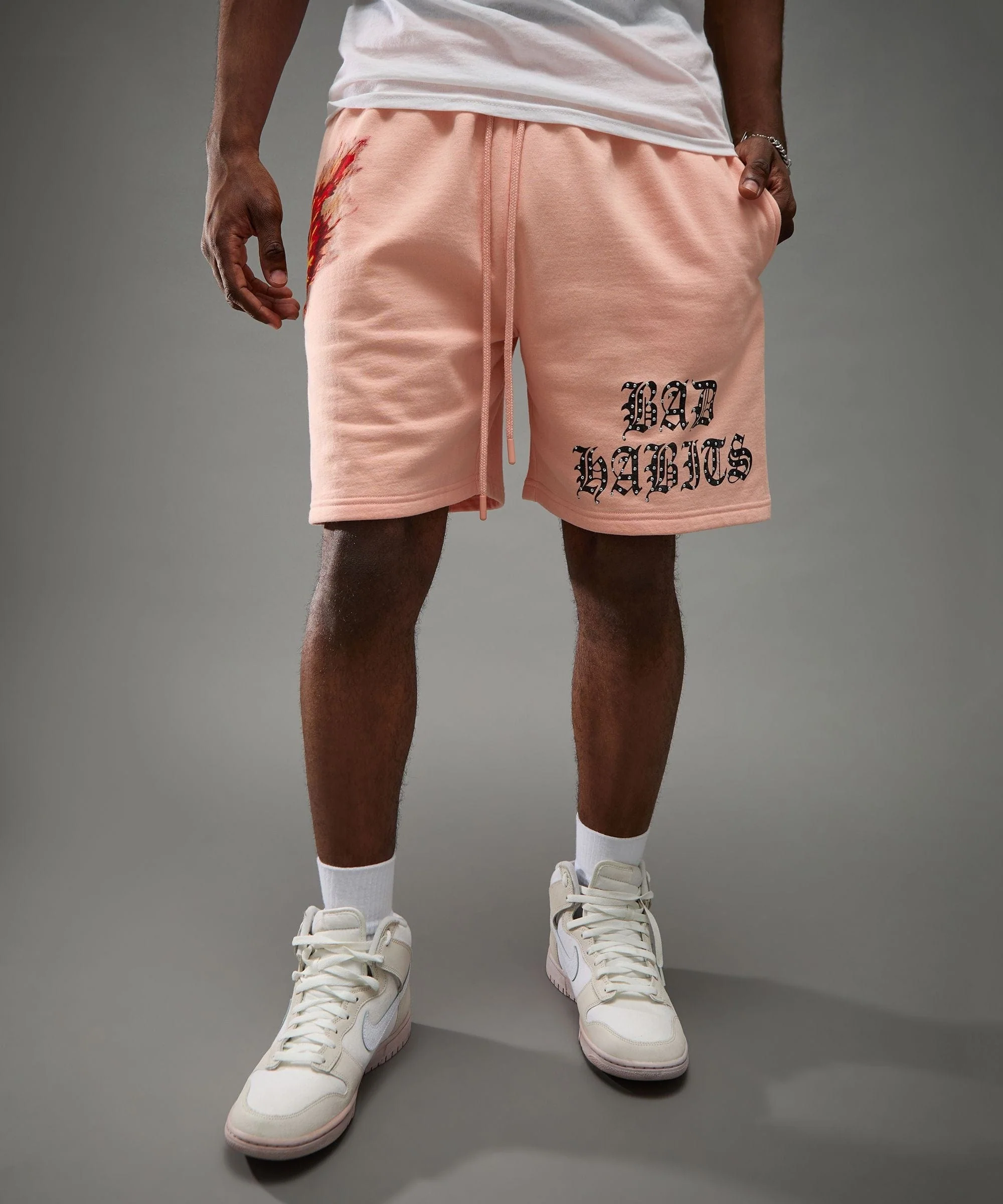 Bad Habits Studded Rose Short - Image 8