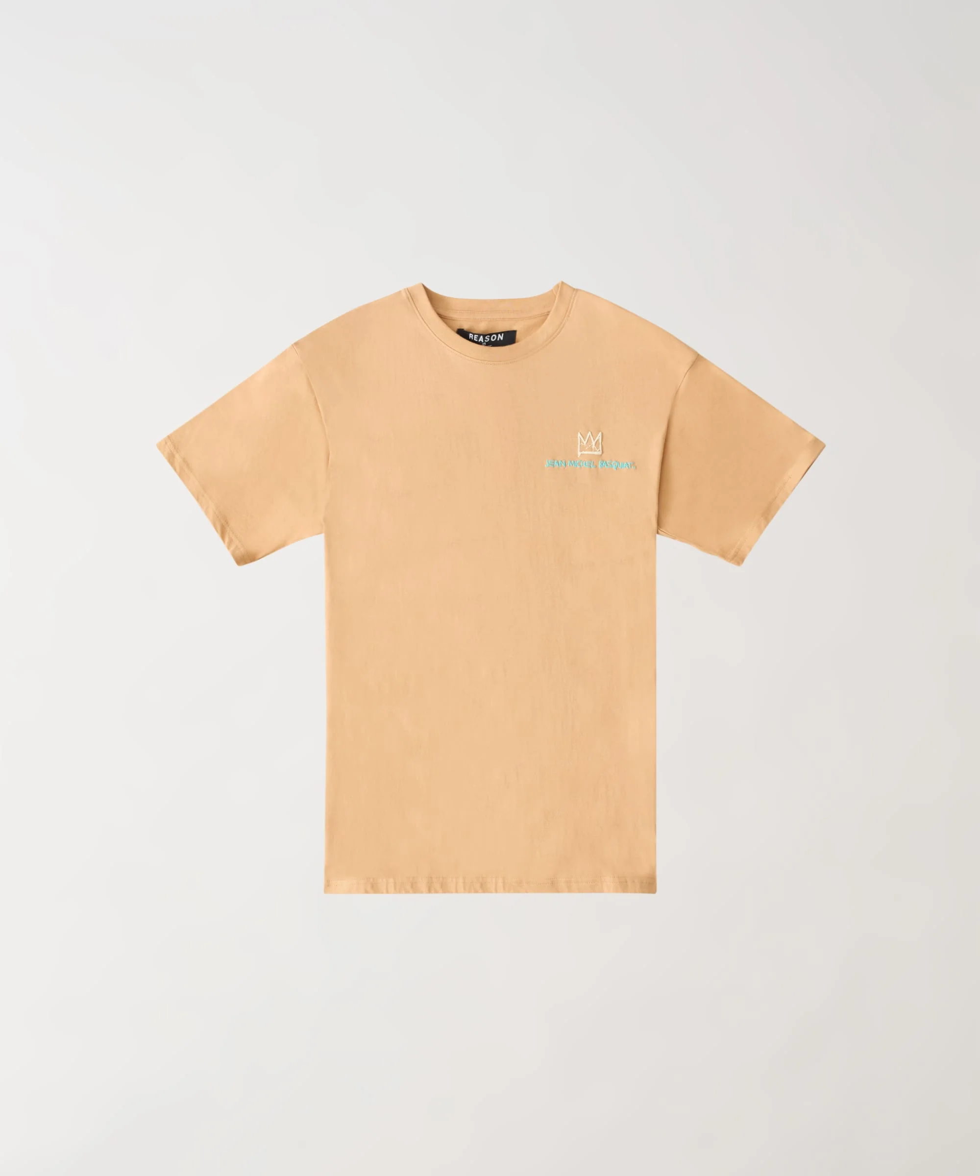 Basquiat Equals Pi Short Sleeve Tee - Khaki - Image 2