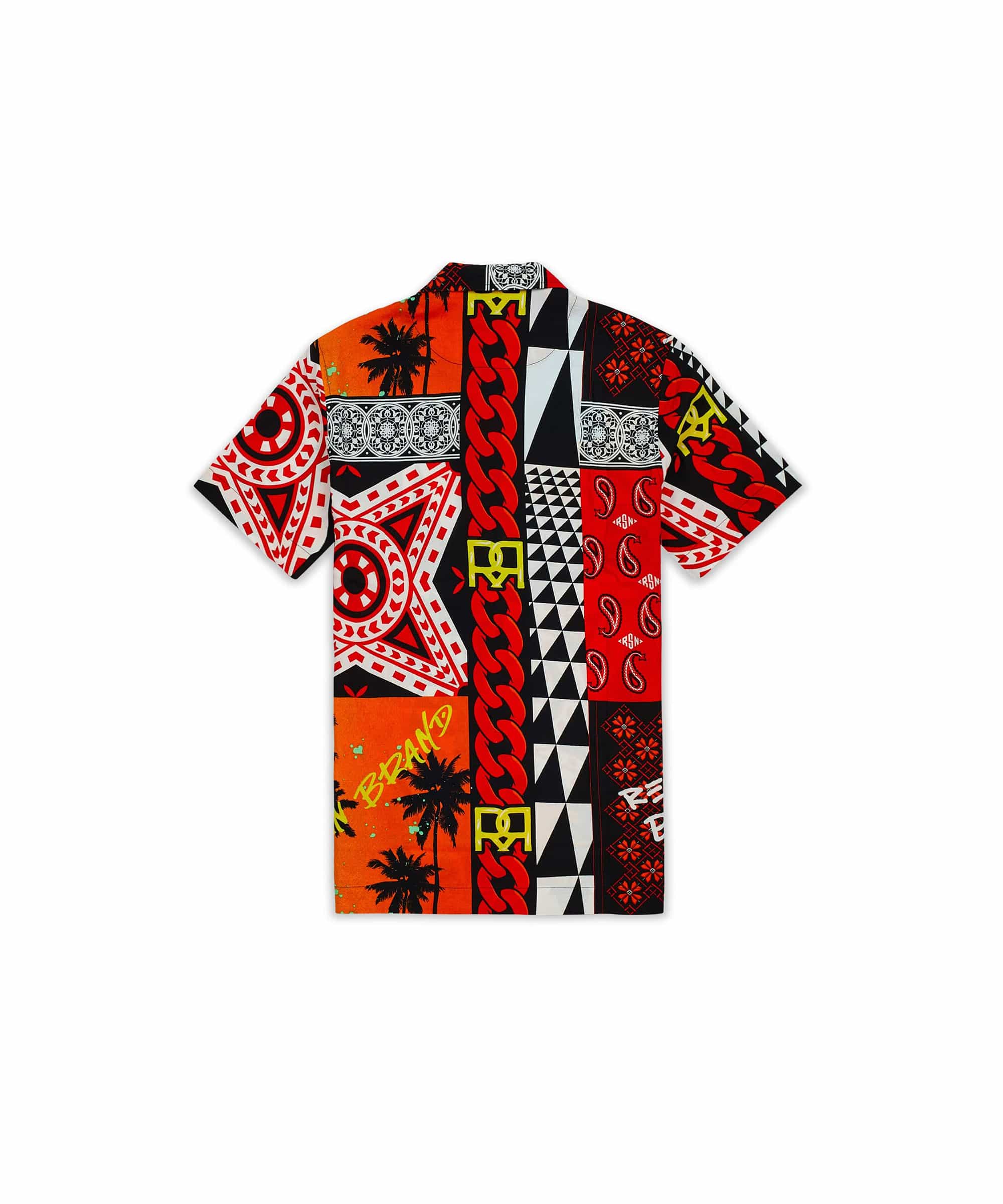 Blaze Geometric Allover Print Short Sleeve Shirt - Image 4