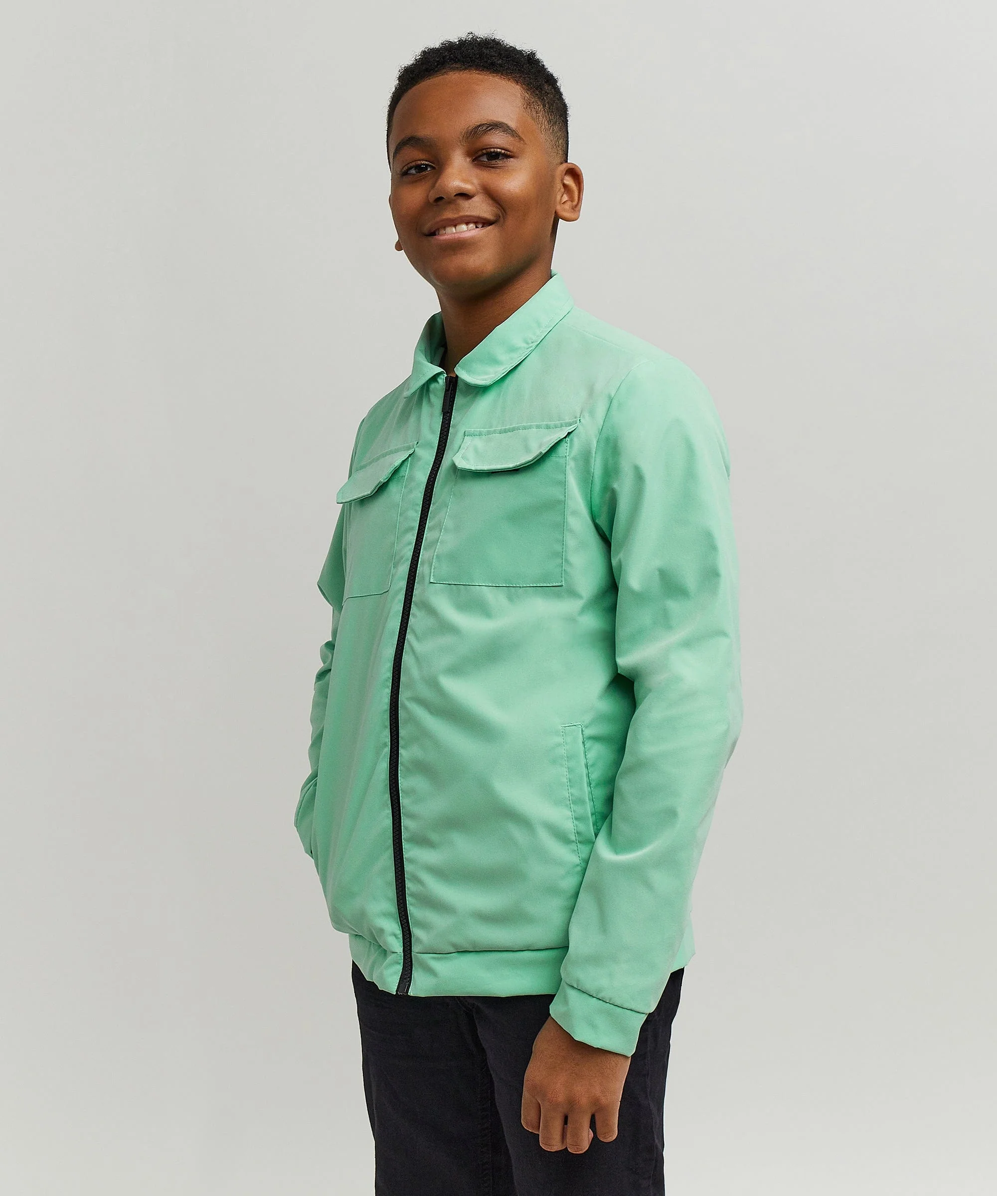 Kids Cargo Jacket - Sage - Image 10