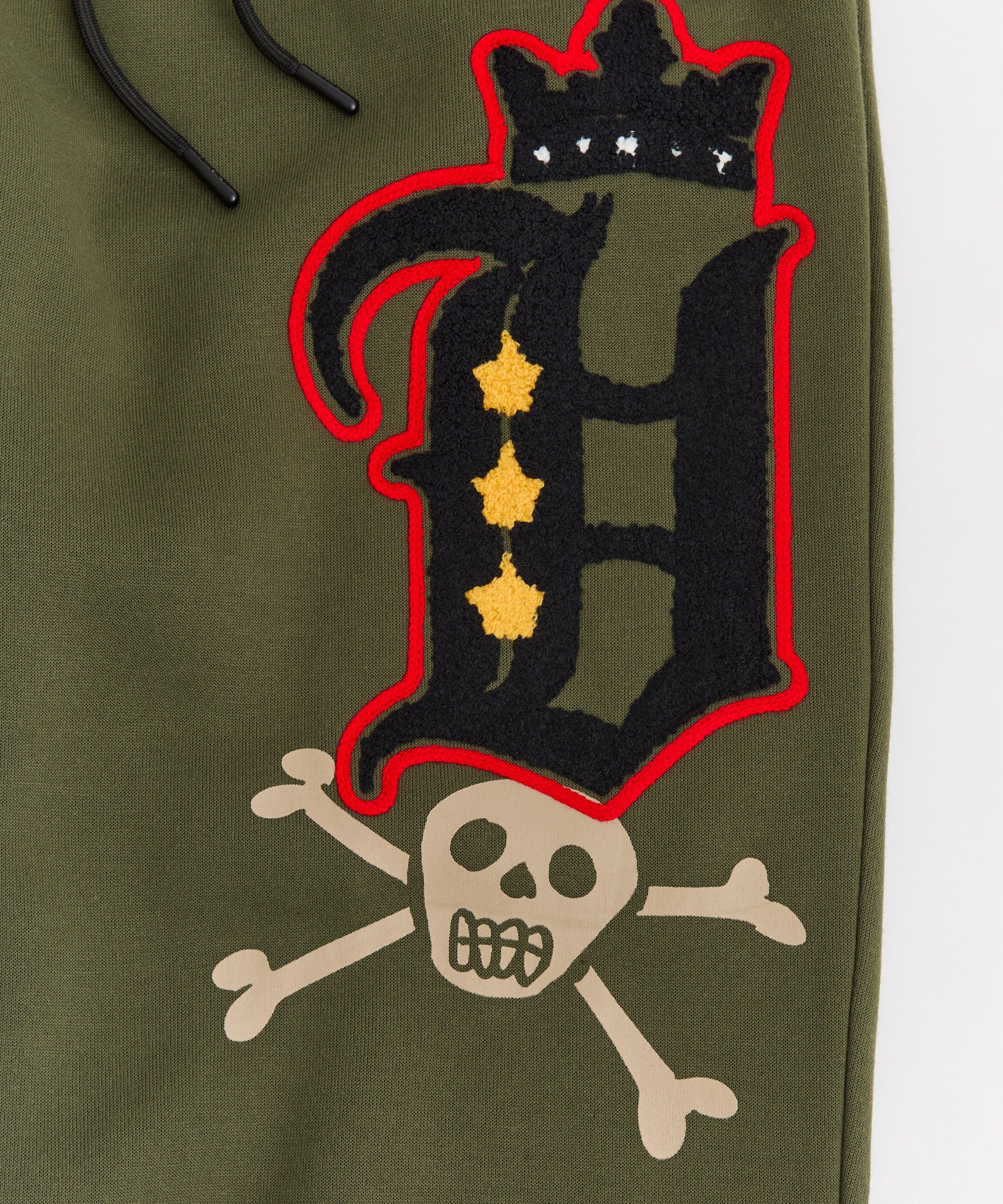 Champion Chenille Patched Sweats - Olive Green - Image 2