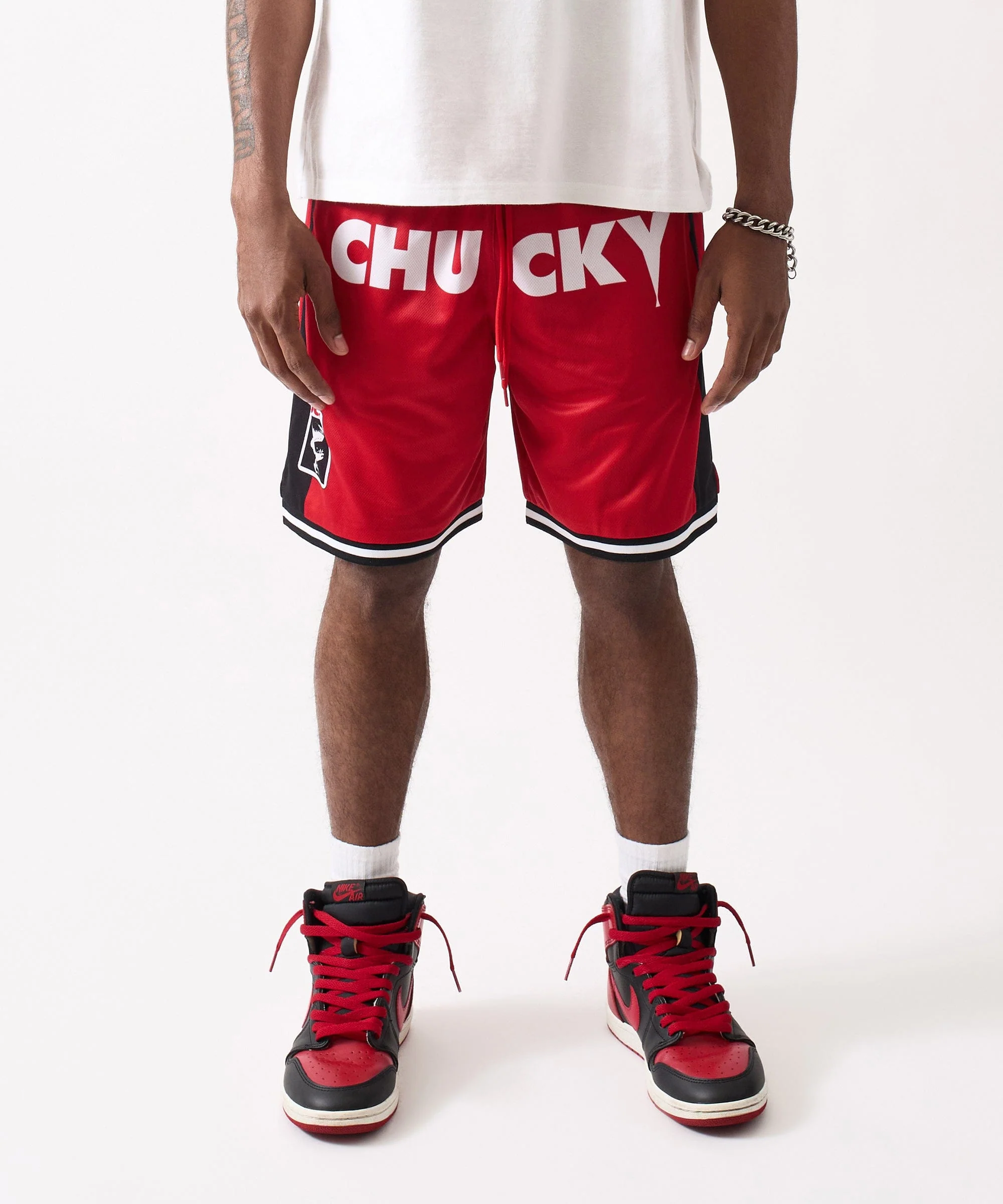 Chucky Basketball Short - Red - Image 2