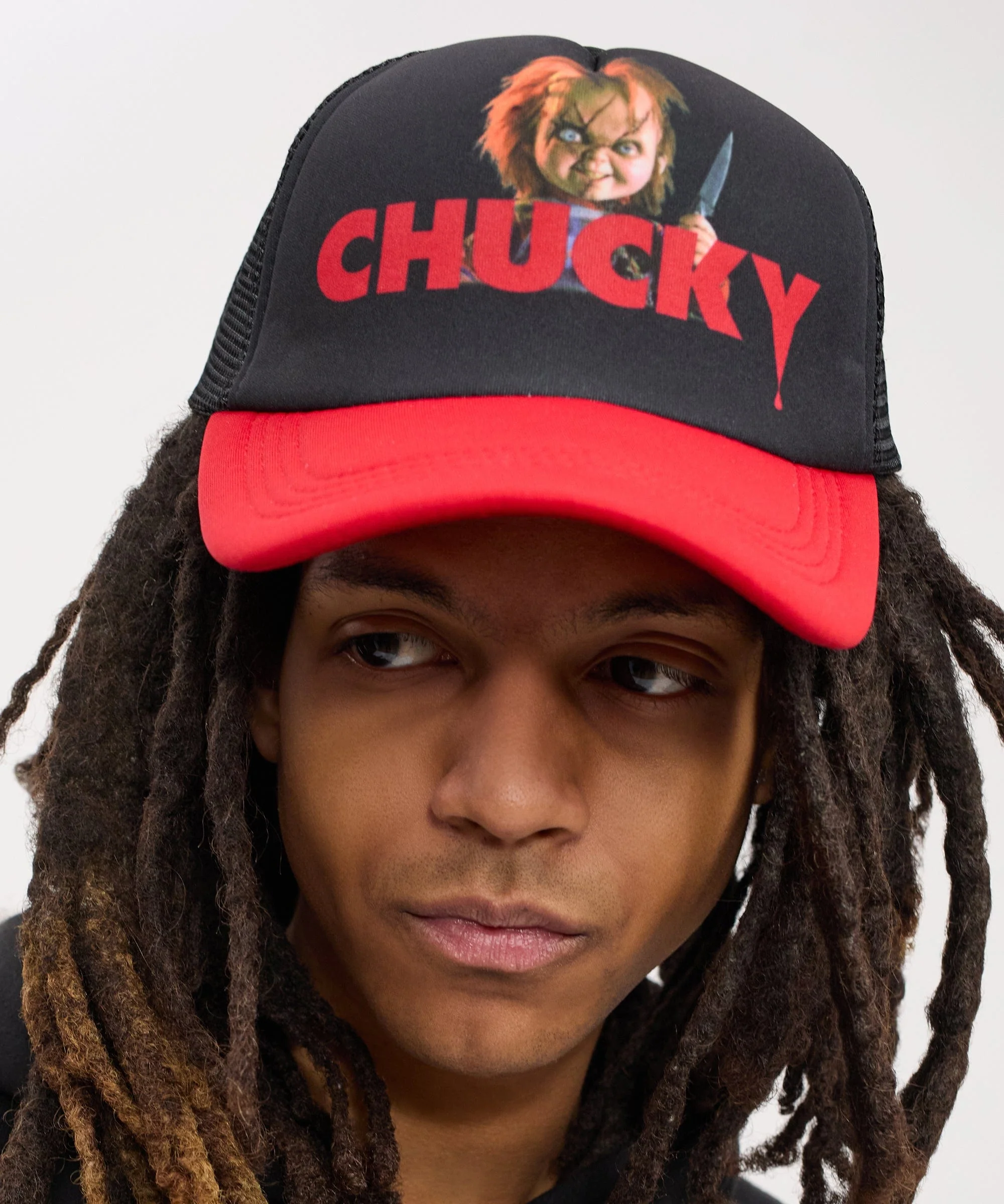 Chucky Embroidery Trucker Hat - Image 3