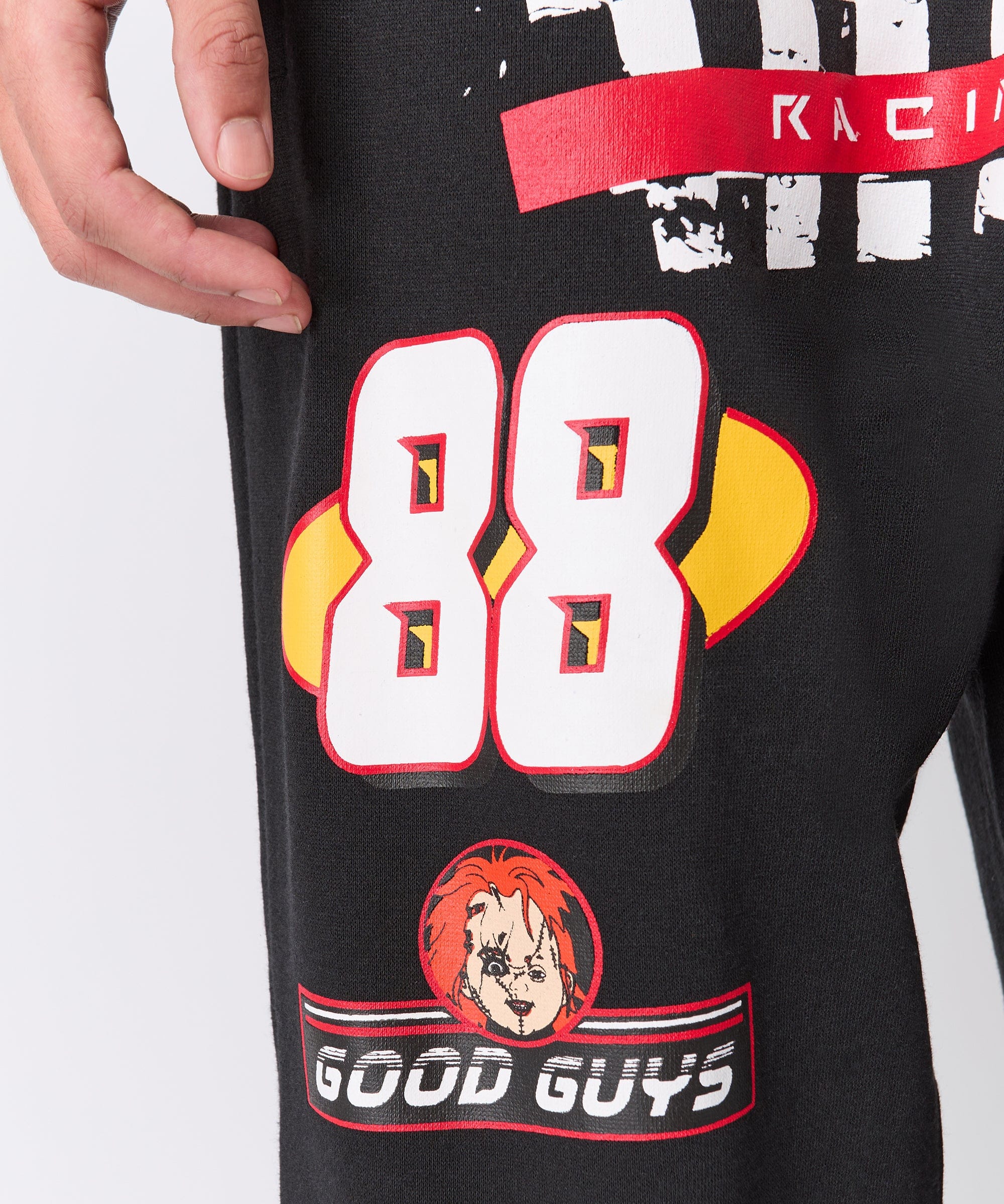 Chucky Good Guys Applique Sweats - Black - Image 3