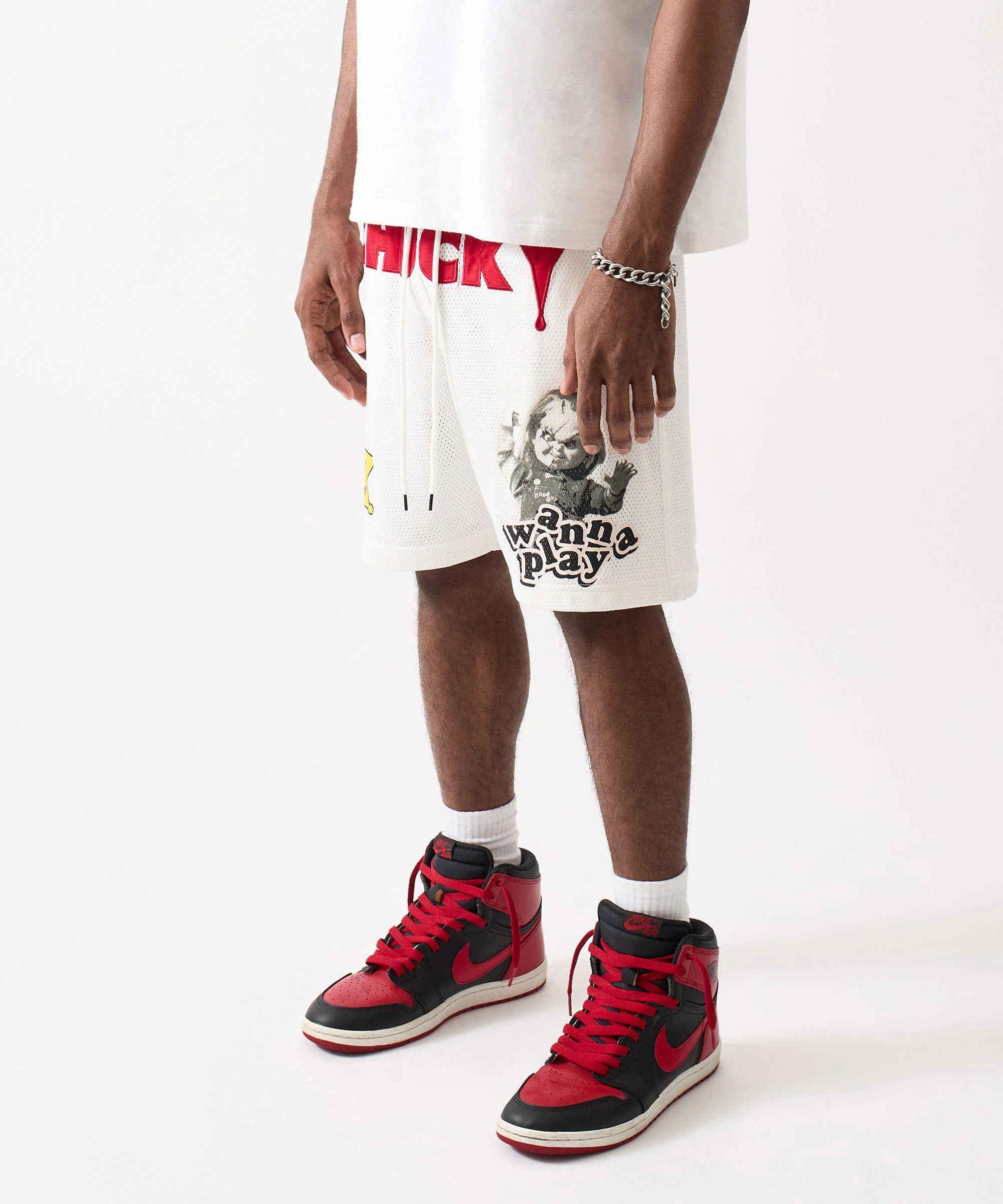 Chucky Good Guys Mesh Short - White - Image 4