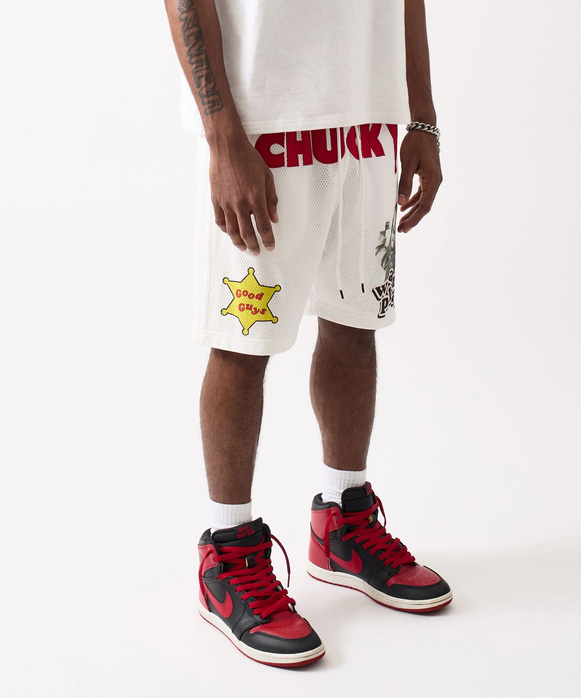 Chucky Good Guys Mesh Short - White - Image 5