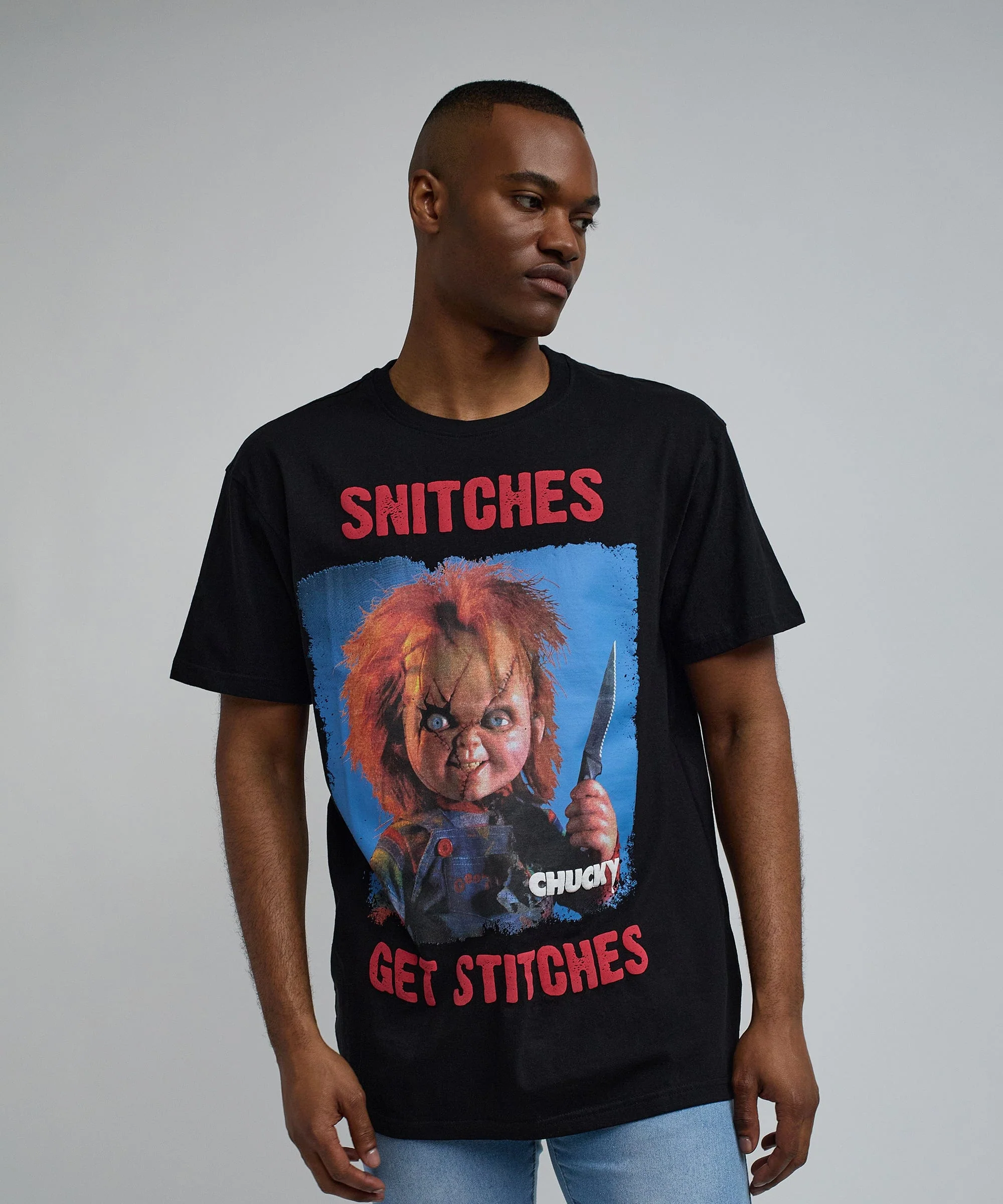 Chucky Snitches Short Sleeve Tee - Black - Image 3