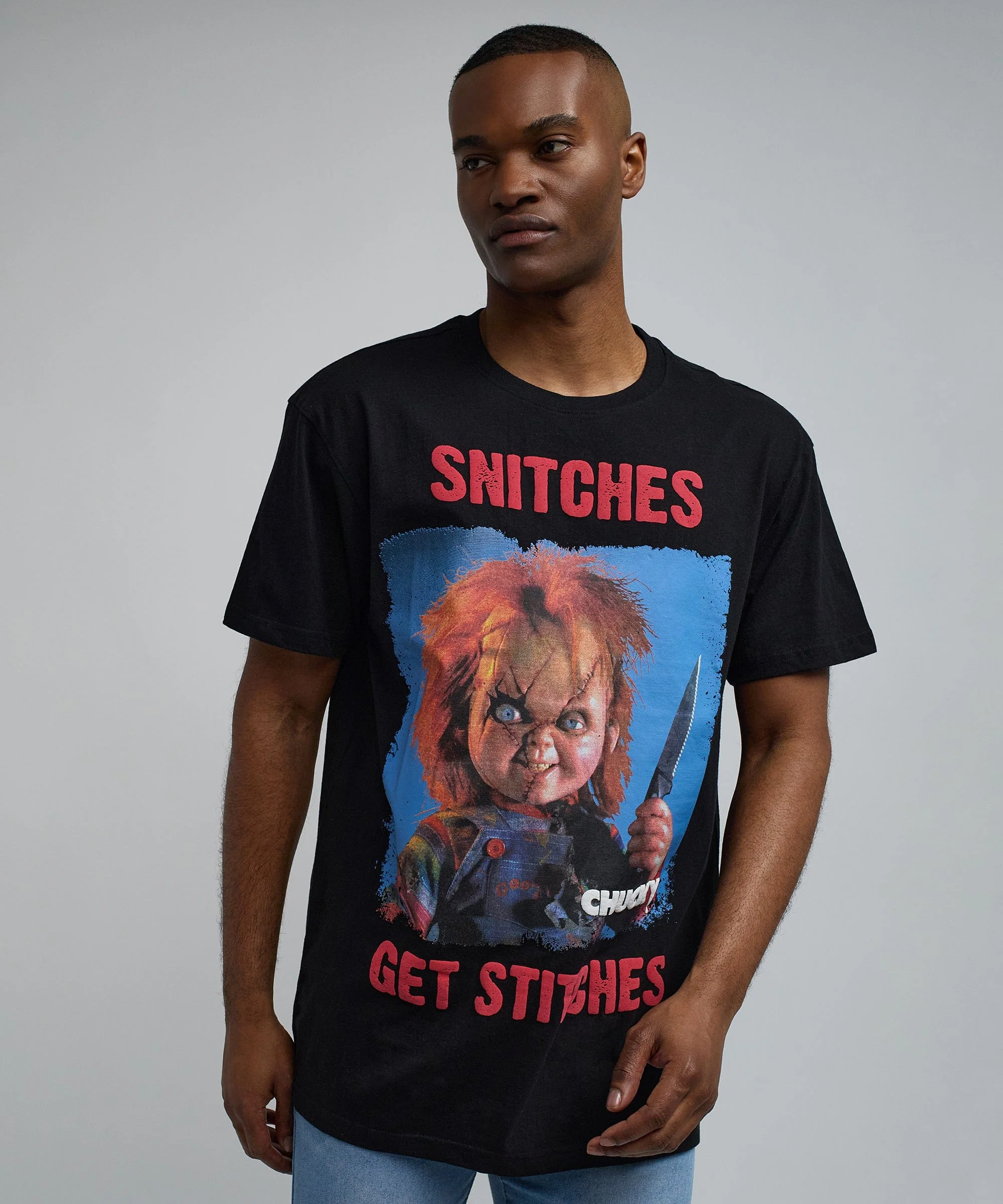 Chucky Snitches Short Sleeve Tee - Black - Image 6