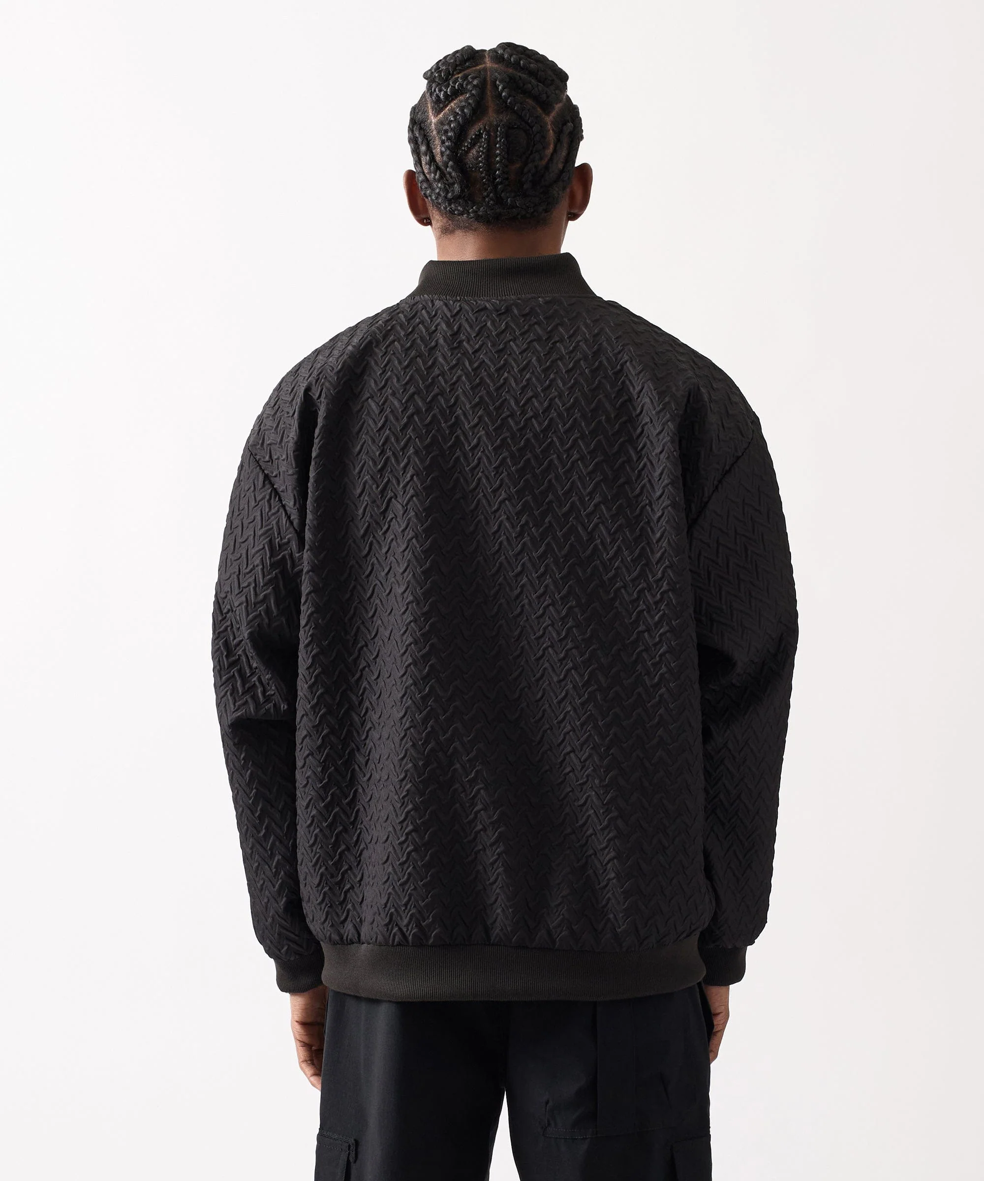 Coaches Chenille Patched Champions Jacket - Black - Image 7