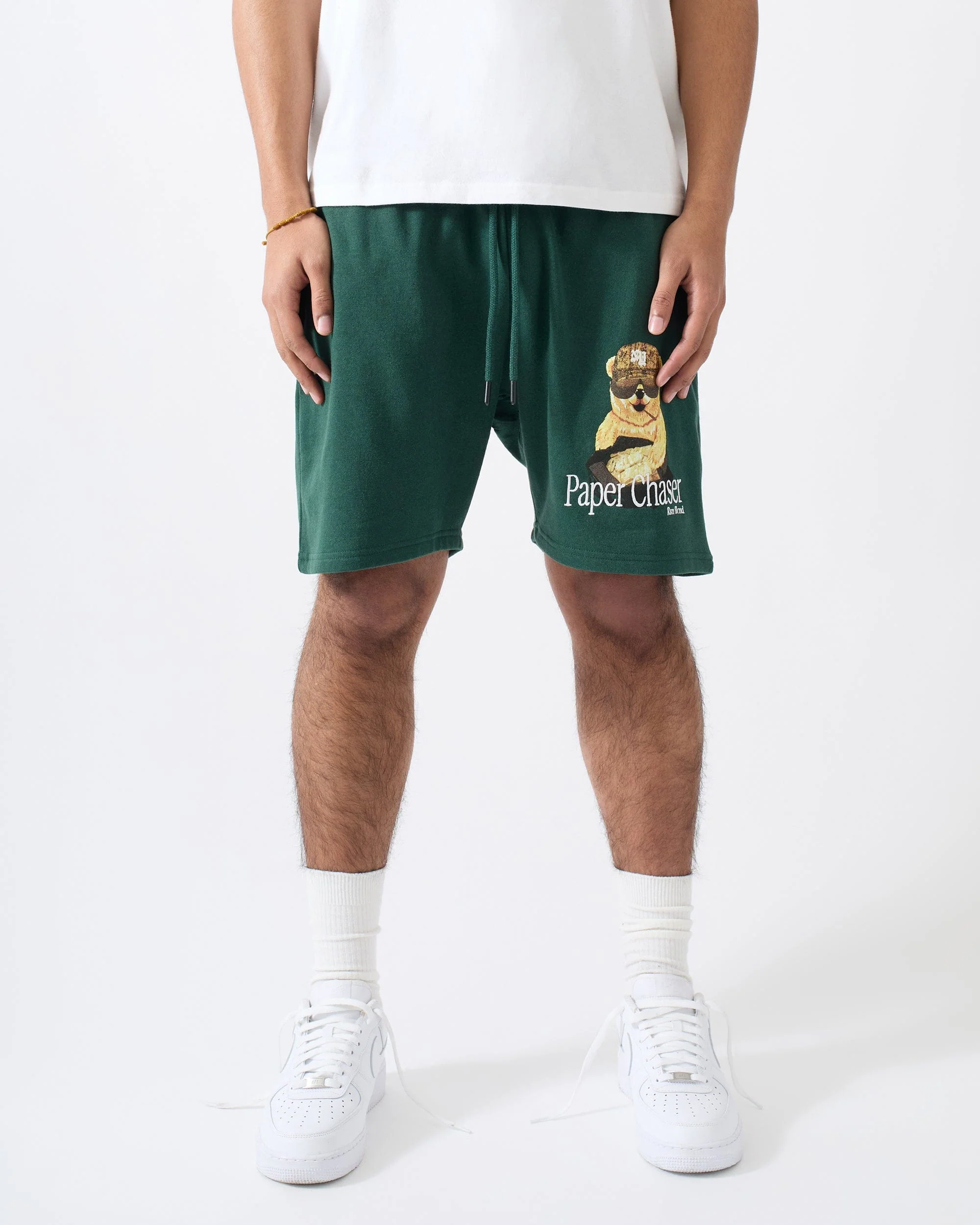 Cruisin Cub Embroidered Fleece Short - Green - Image 2