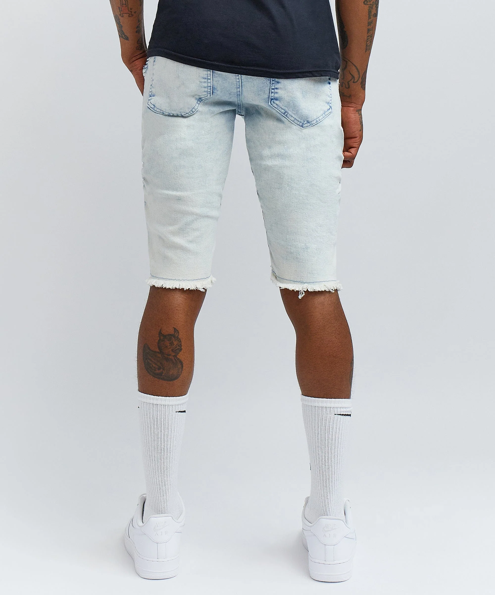 Dauphin Denim Short - Blue - Image 4