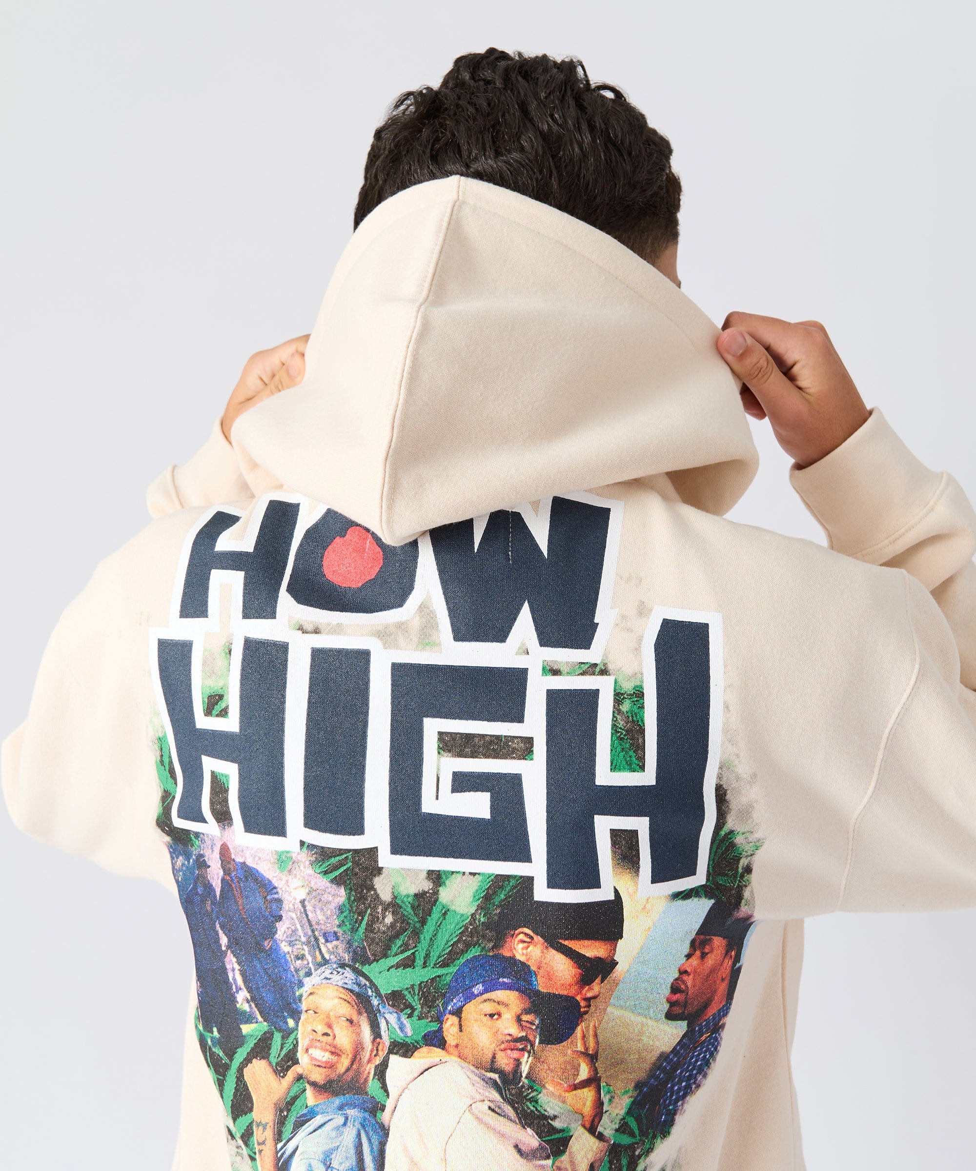 Degrees All Rolled Up How High Hoodie - Tan - Image 8