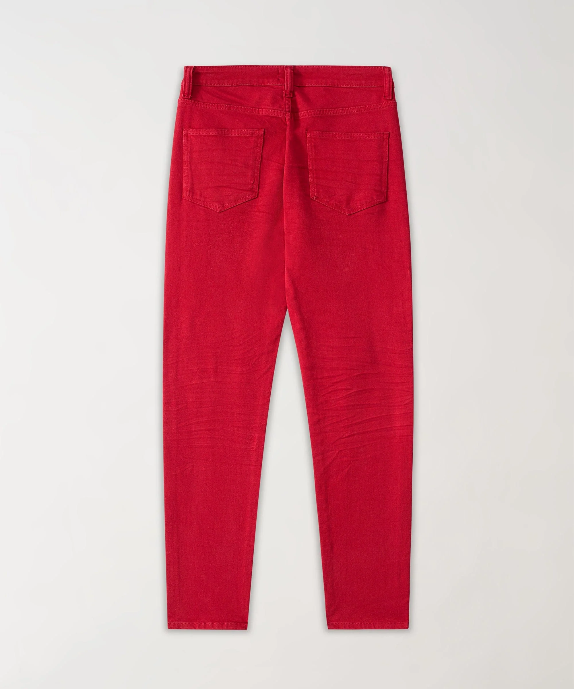 Destroyed Denim Jeans - Red - Image 3