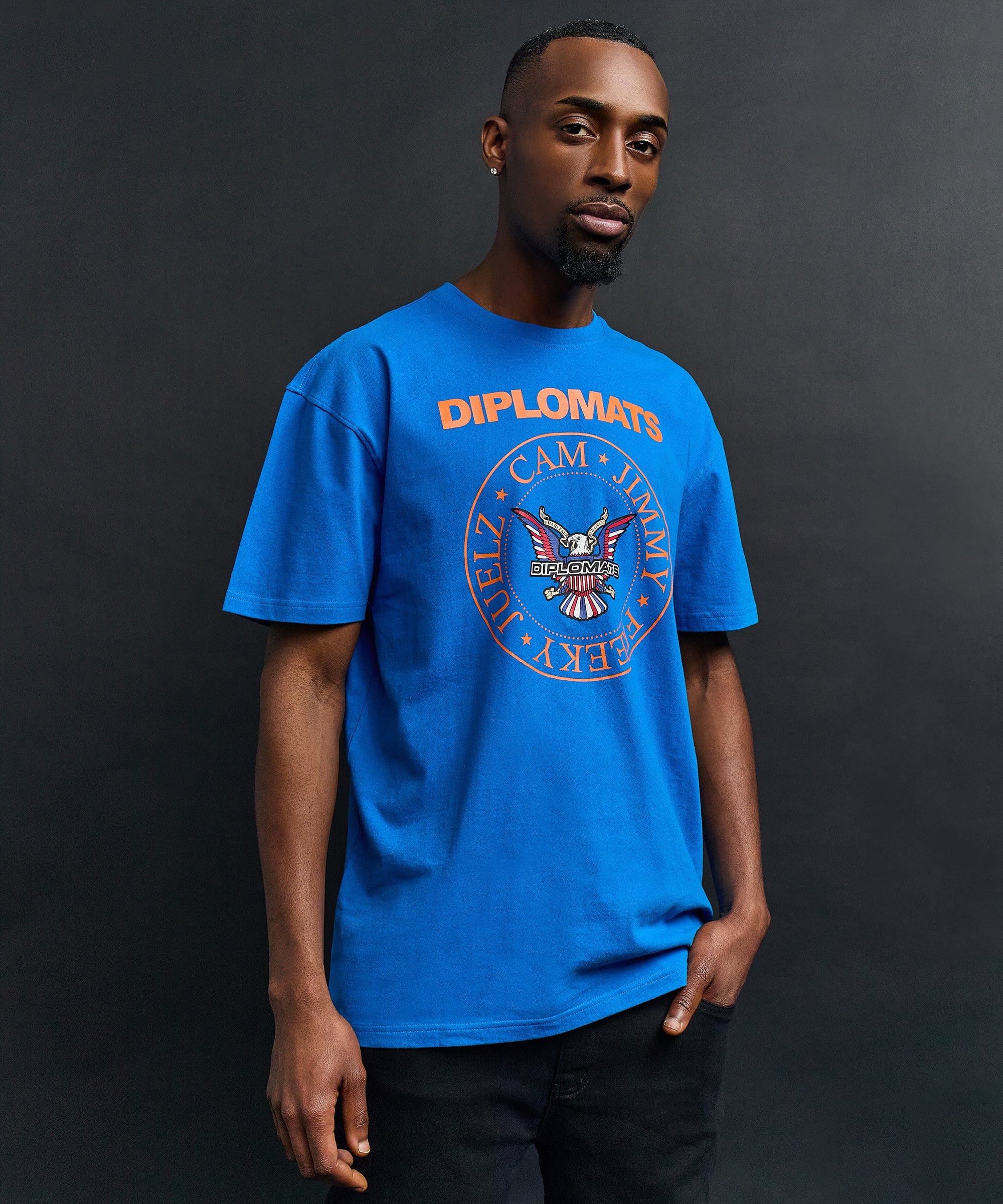 Downtown Short Sleeve Tee - Blue - Image 5