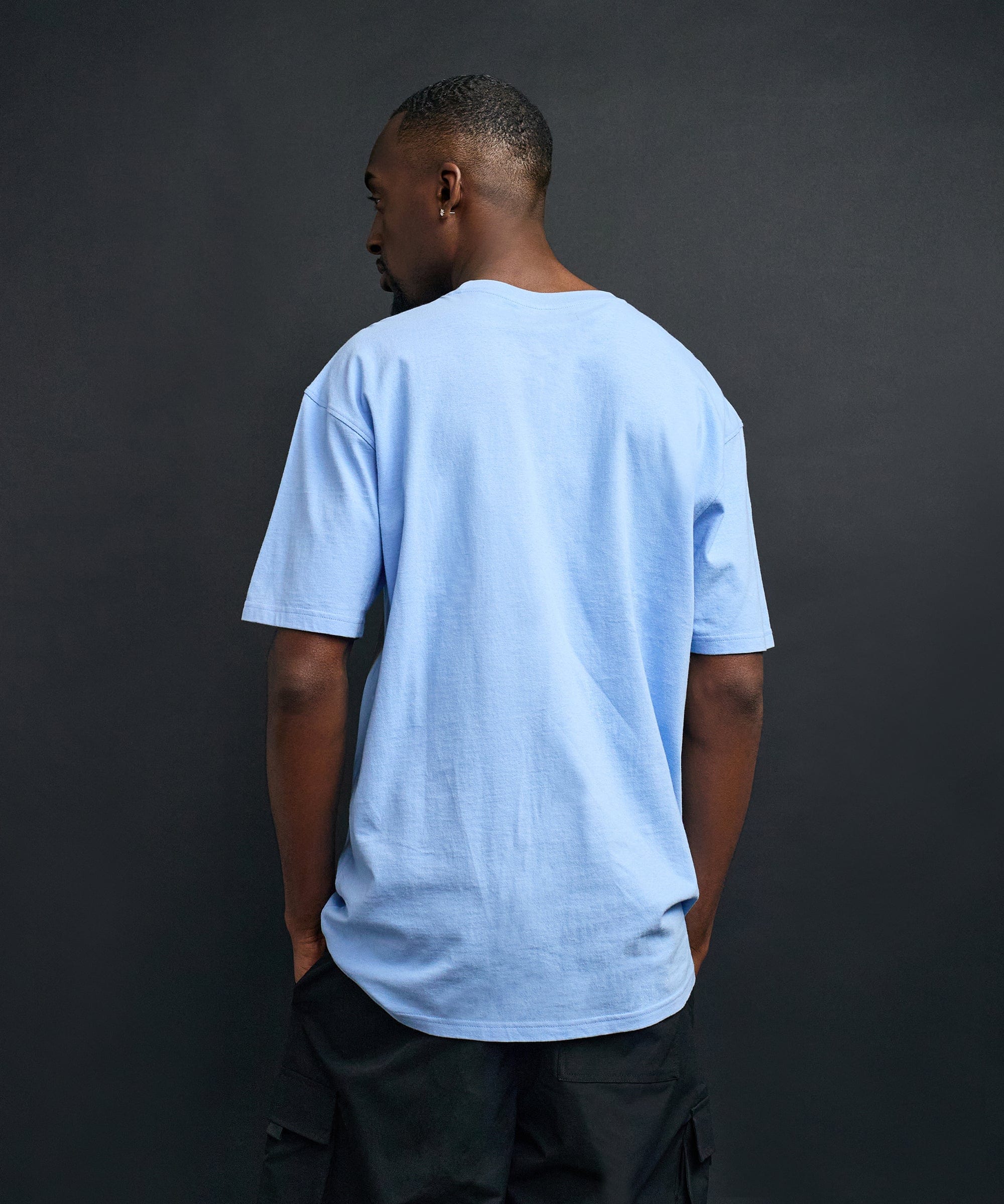 Forever Short Sleeve Tee - Light Blue - Image 10