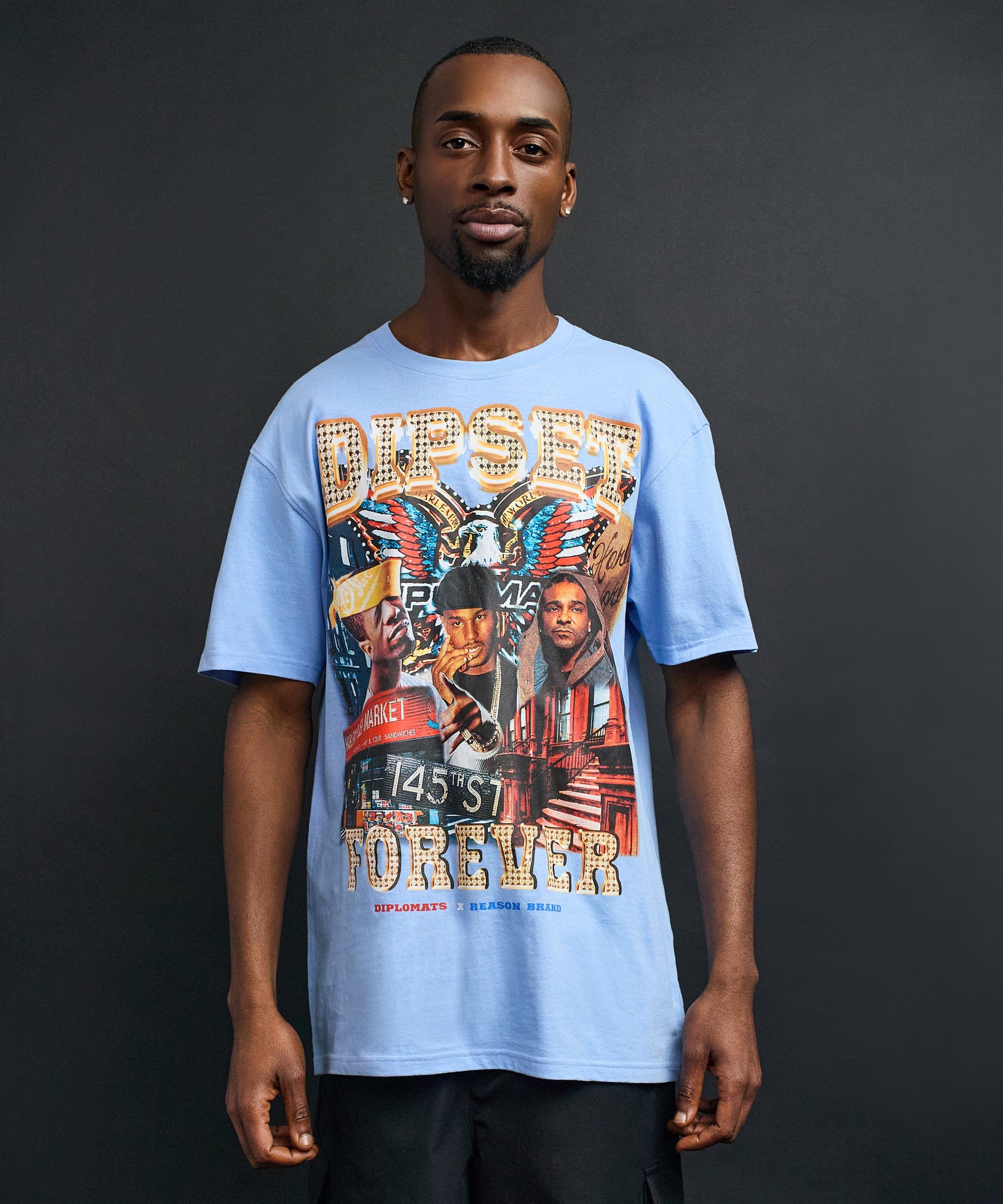 Forever Short Sleeve Tee - Light Blue - Image 6