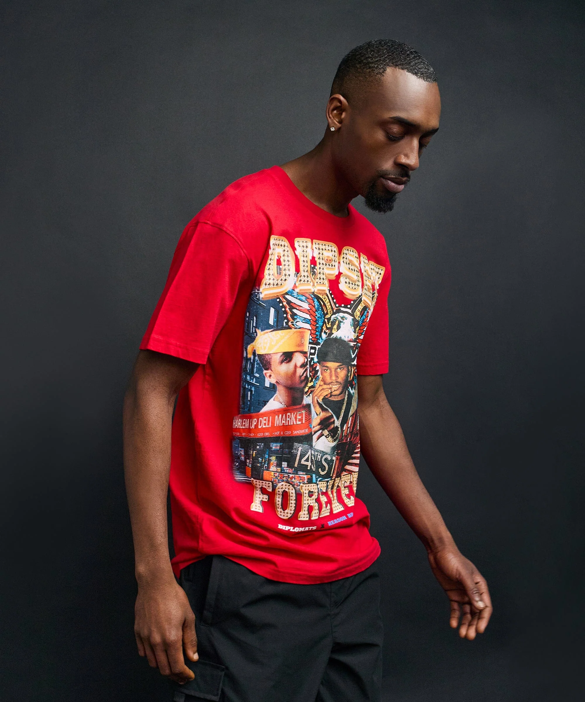 Forever Short Sleeve Tee - Red - Image 3