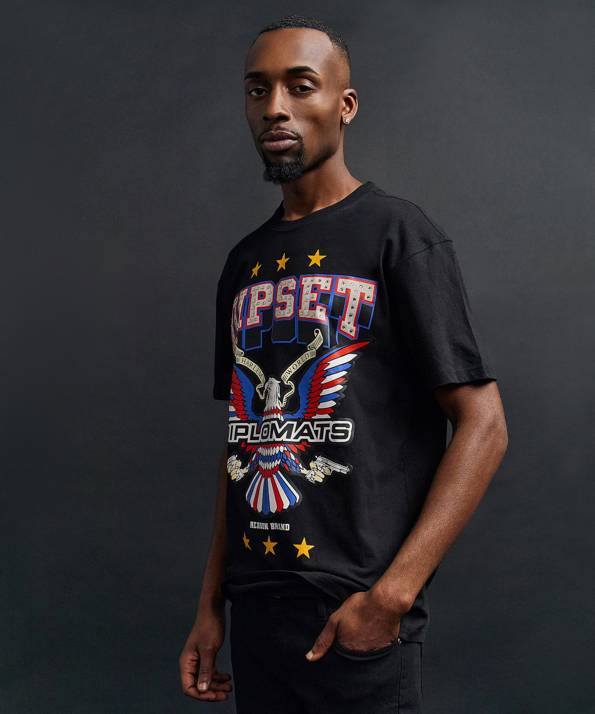 Eagle Members Short Sleeve Tee - Black - Image 3