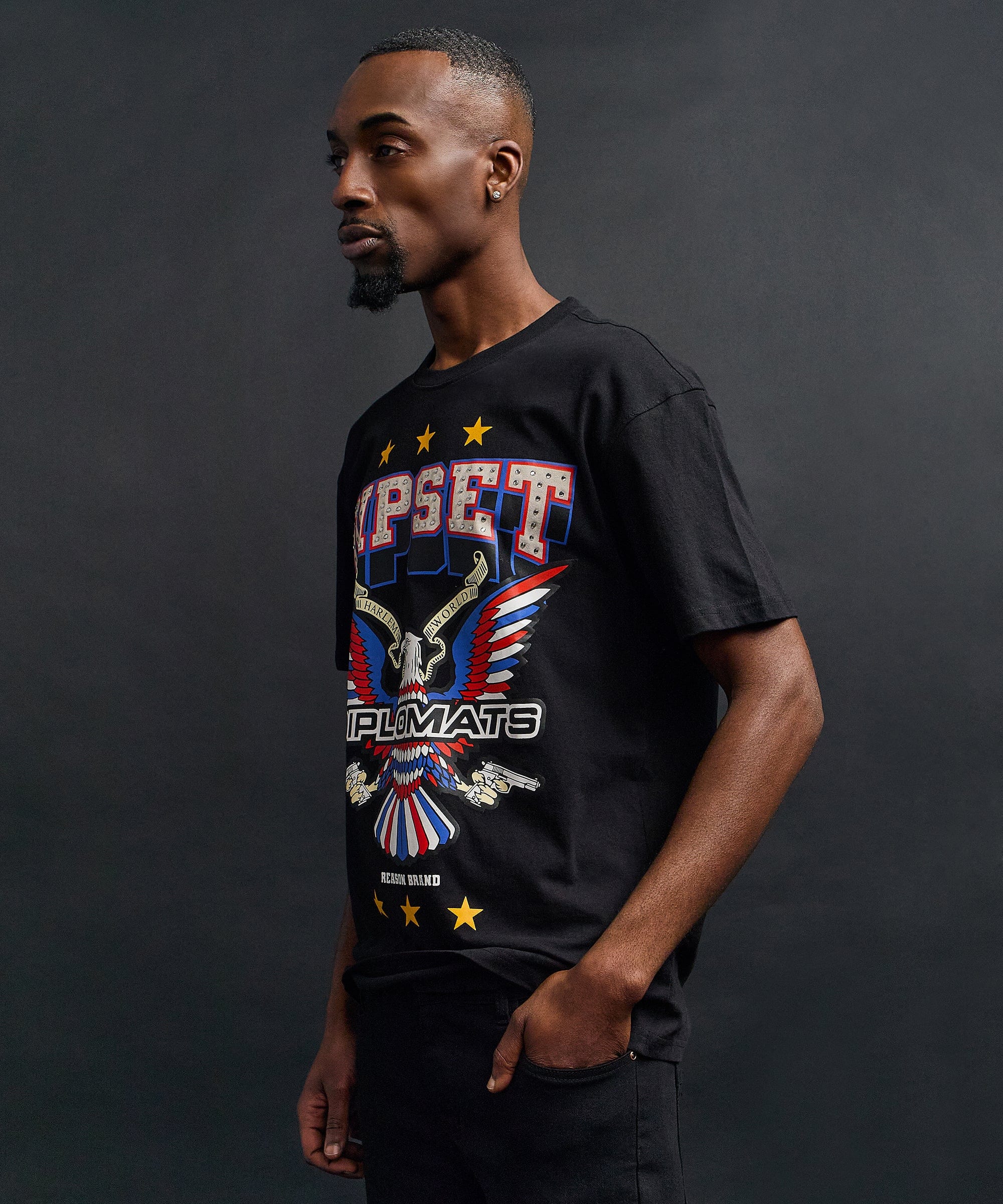 Eagle Members Short Sleeve Tee - Black - Image 4