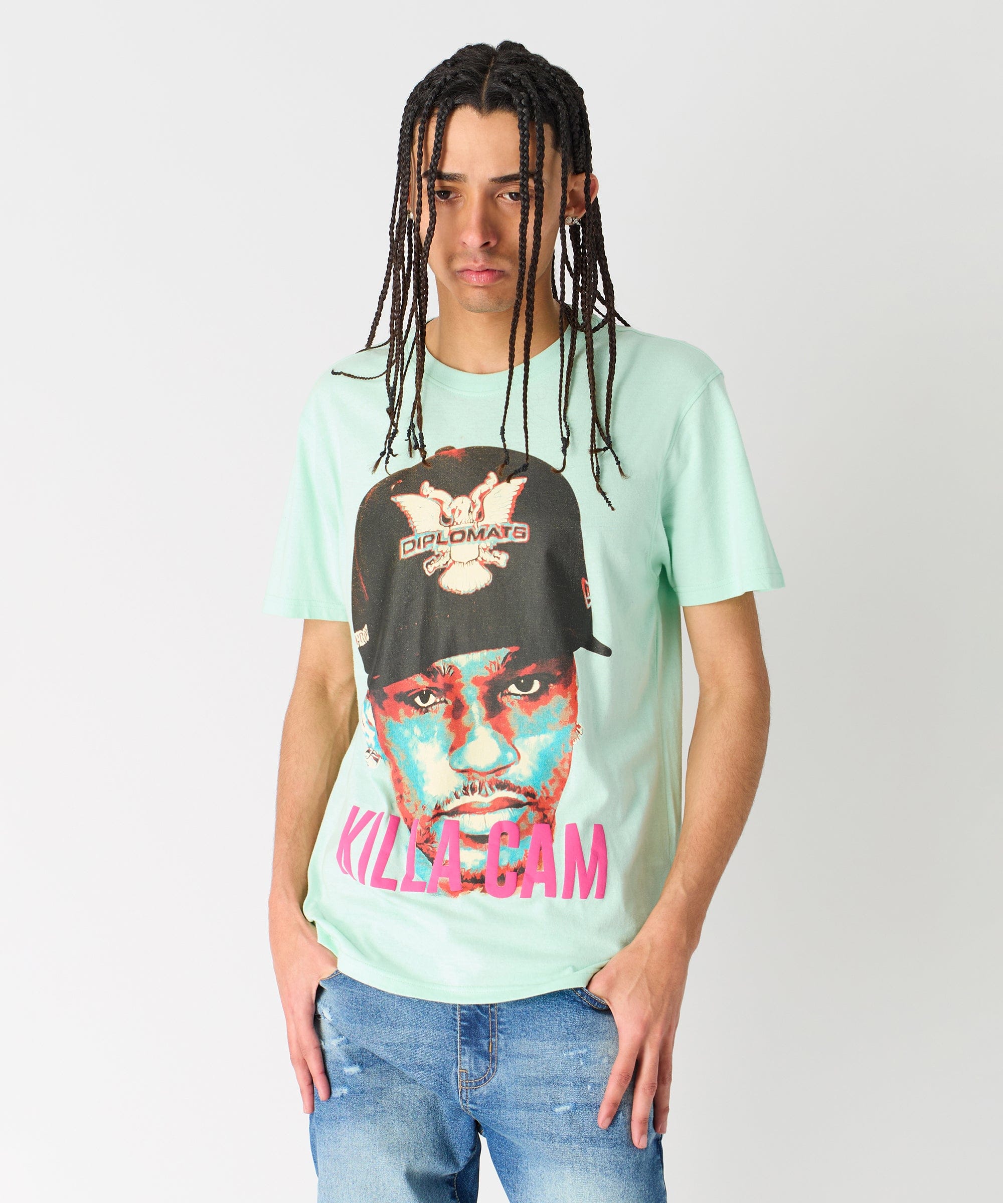 Portrait Short Sleeve Tee - Teal - Image 3