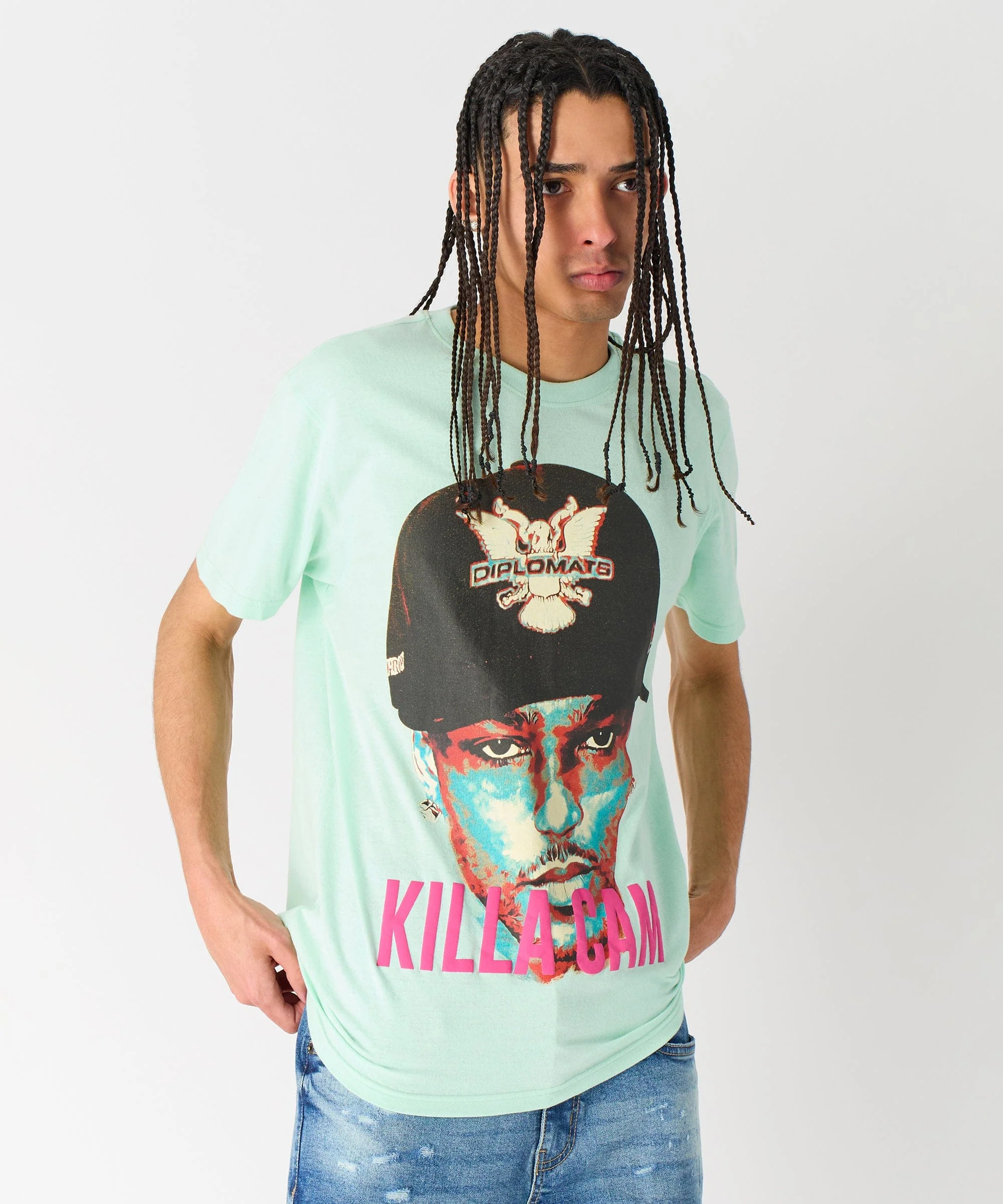 Portrait Short Sleeve Tee - Teal - Image 7