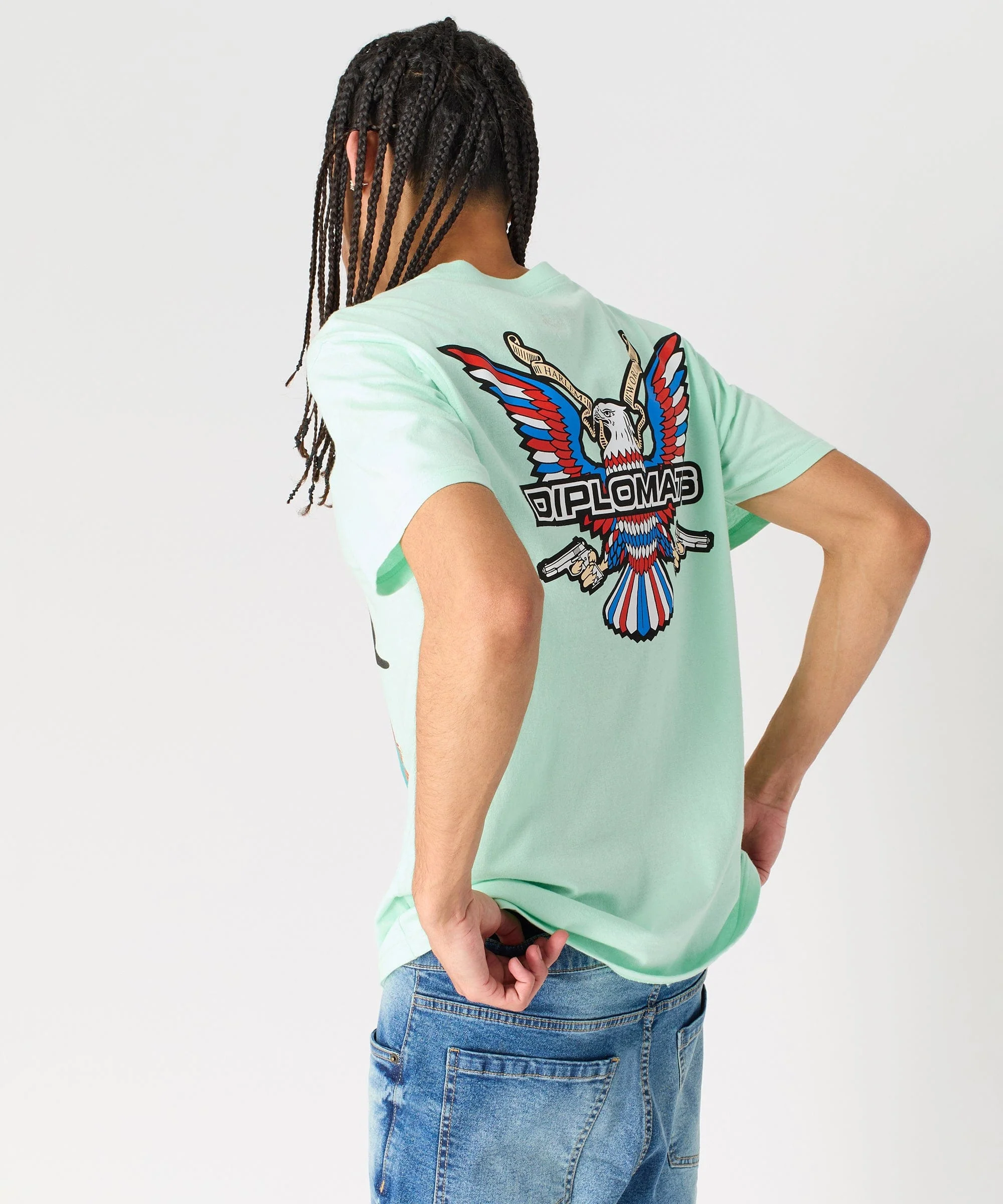 Portrait Short Sleeve Tee - Teal - Image 8