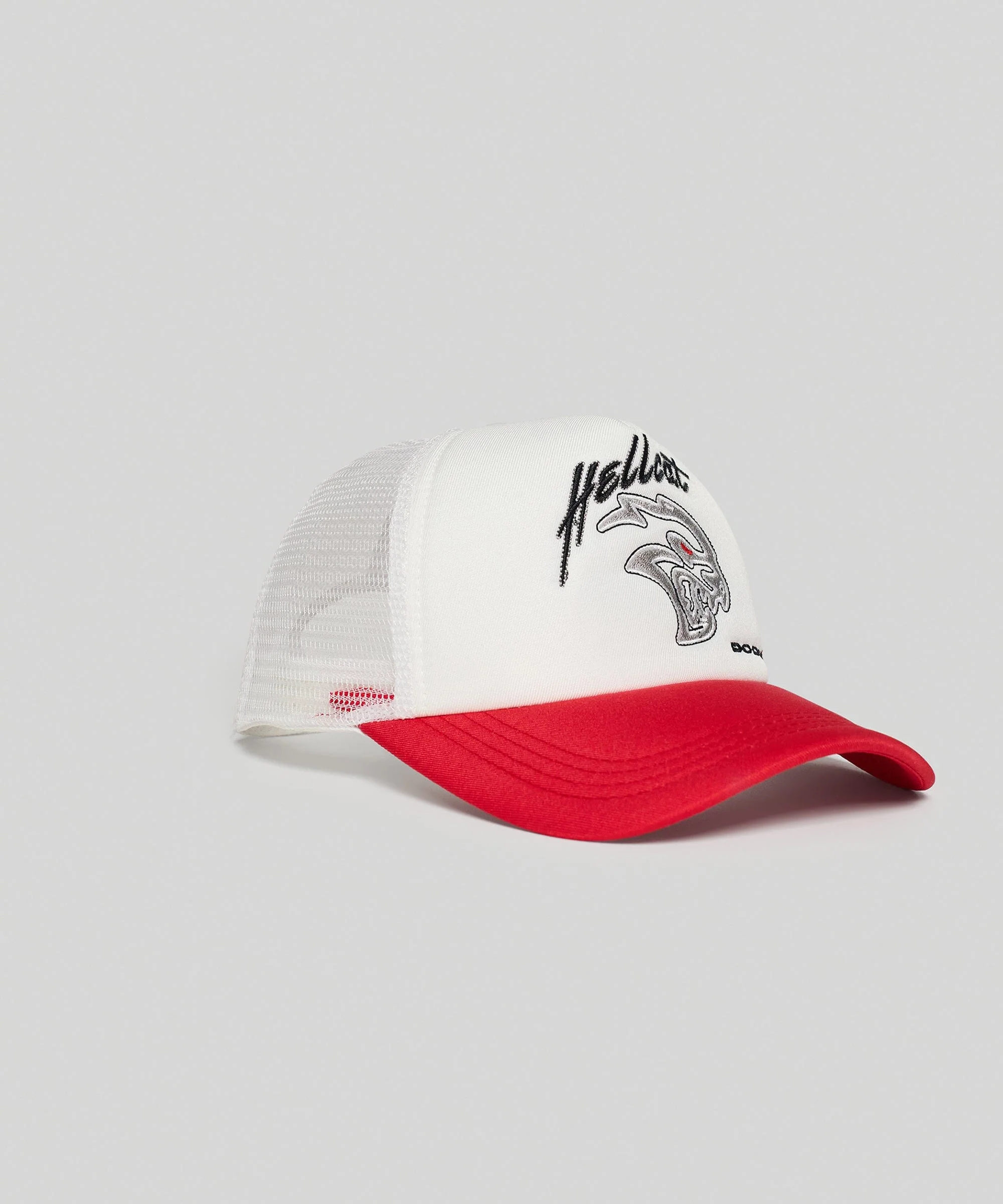 Dodge Demon Embroidery Trucker Hat - White - Image 2