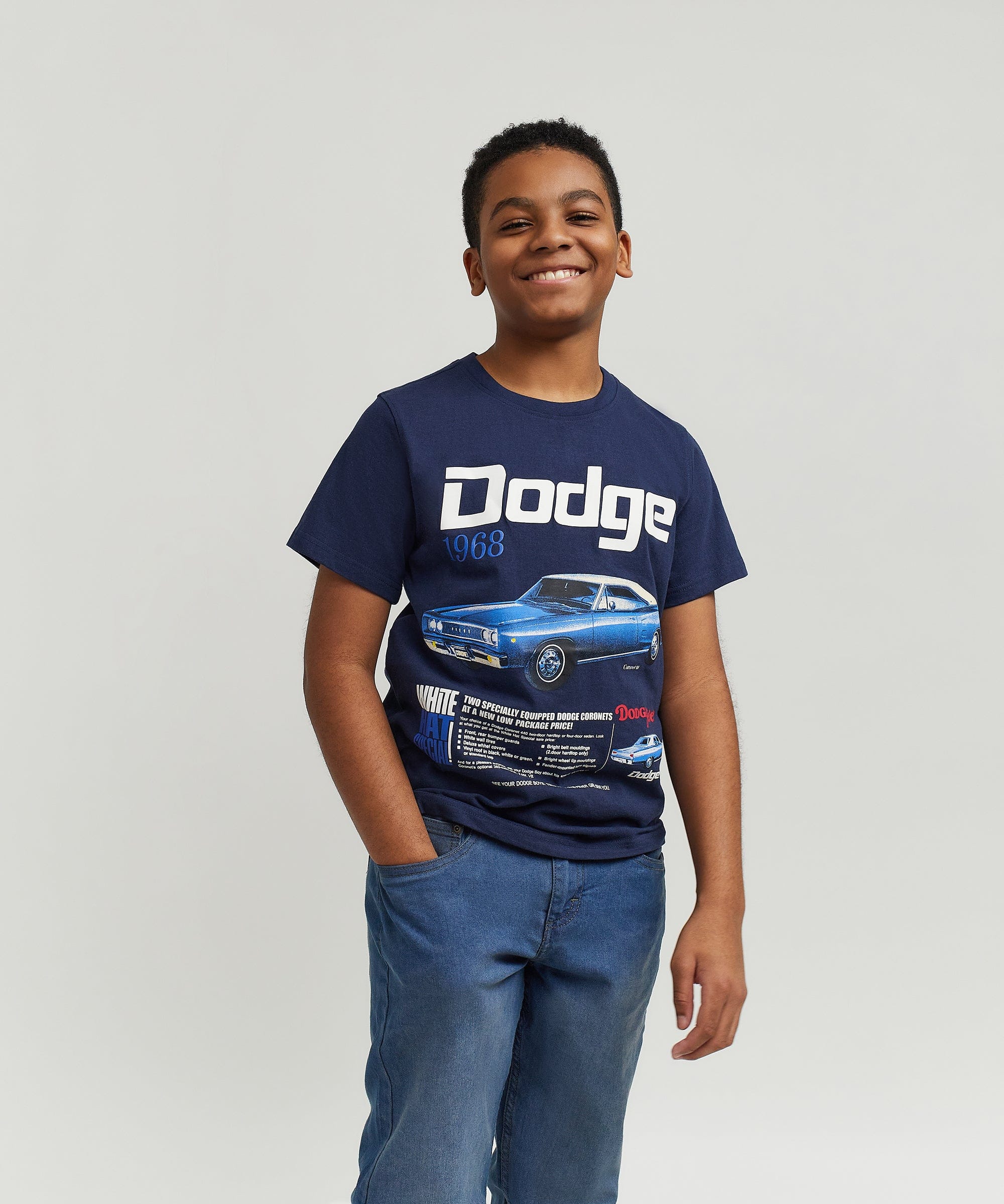 Kids Dodge Special Tee - Dark Blue - Image 10
