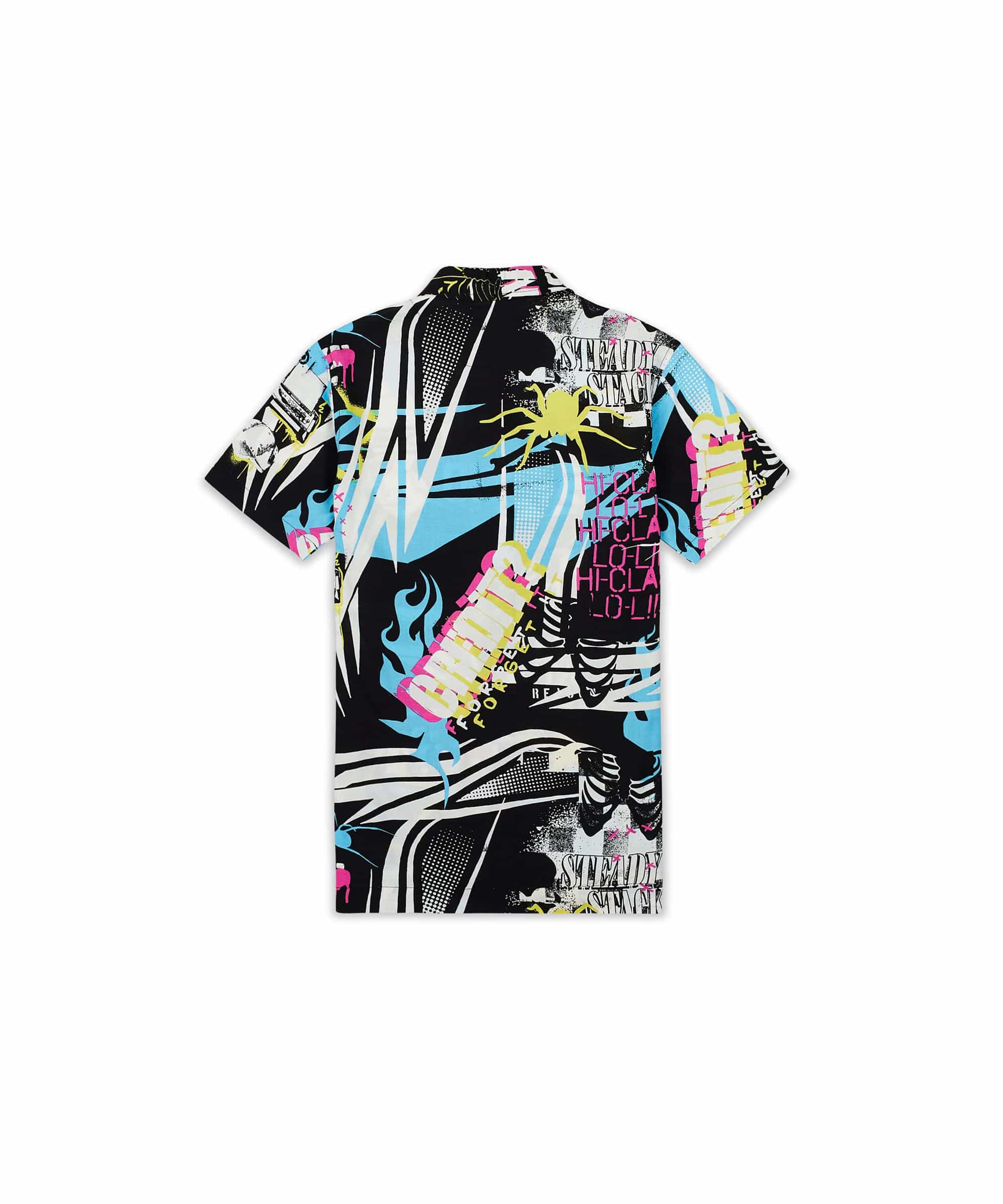 Dont Quit Allover Print Short Sleeve Shirt - Image 5