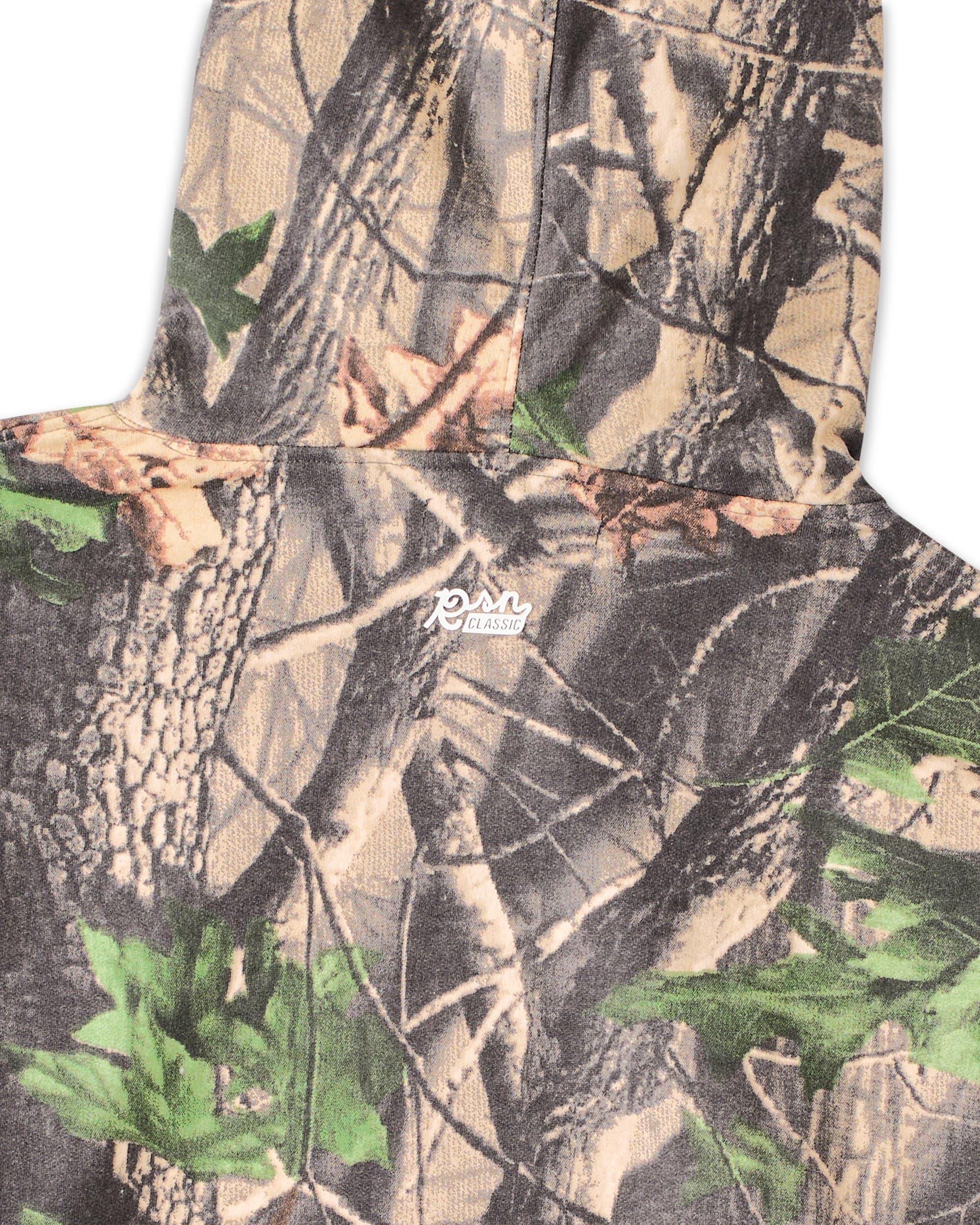 Essential Heavyweight Fleece Baggy Fit Hoodie - Brown Tree - Image 3