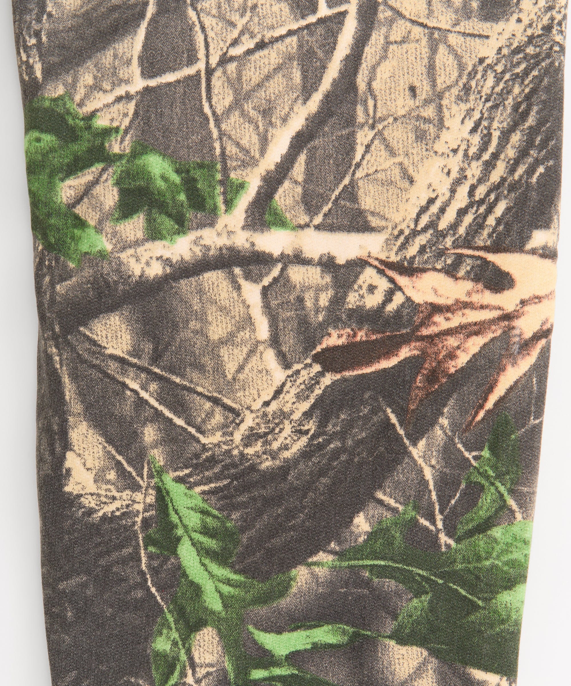 Essential Heavyweight Fleece Baggy Fit Open Hem Sweats - Dark Brown Tree - Image 3