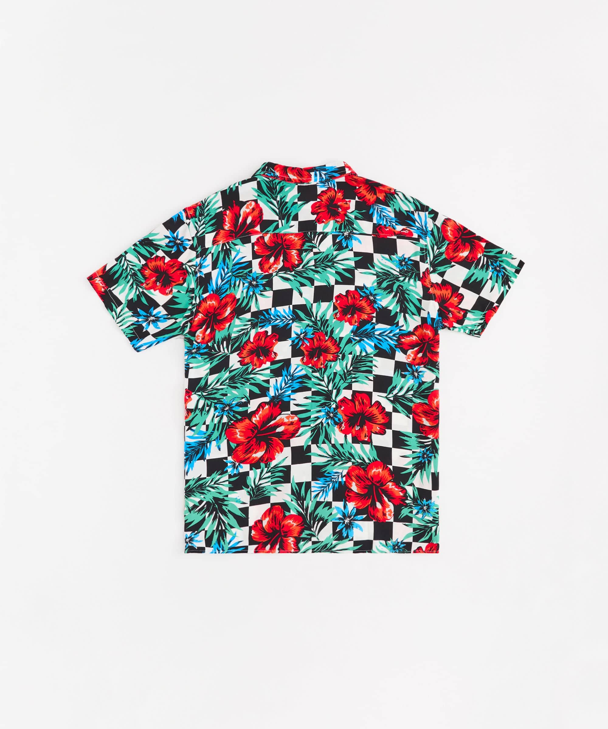 Floral Check Short Sleeve Shirt - Image 3