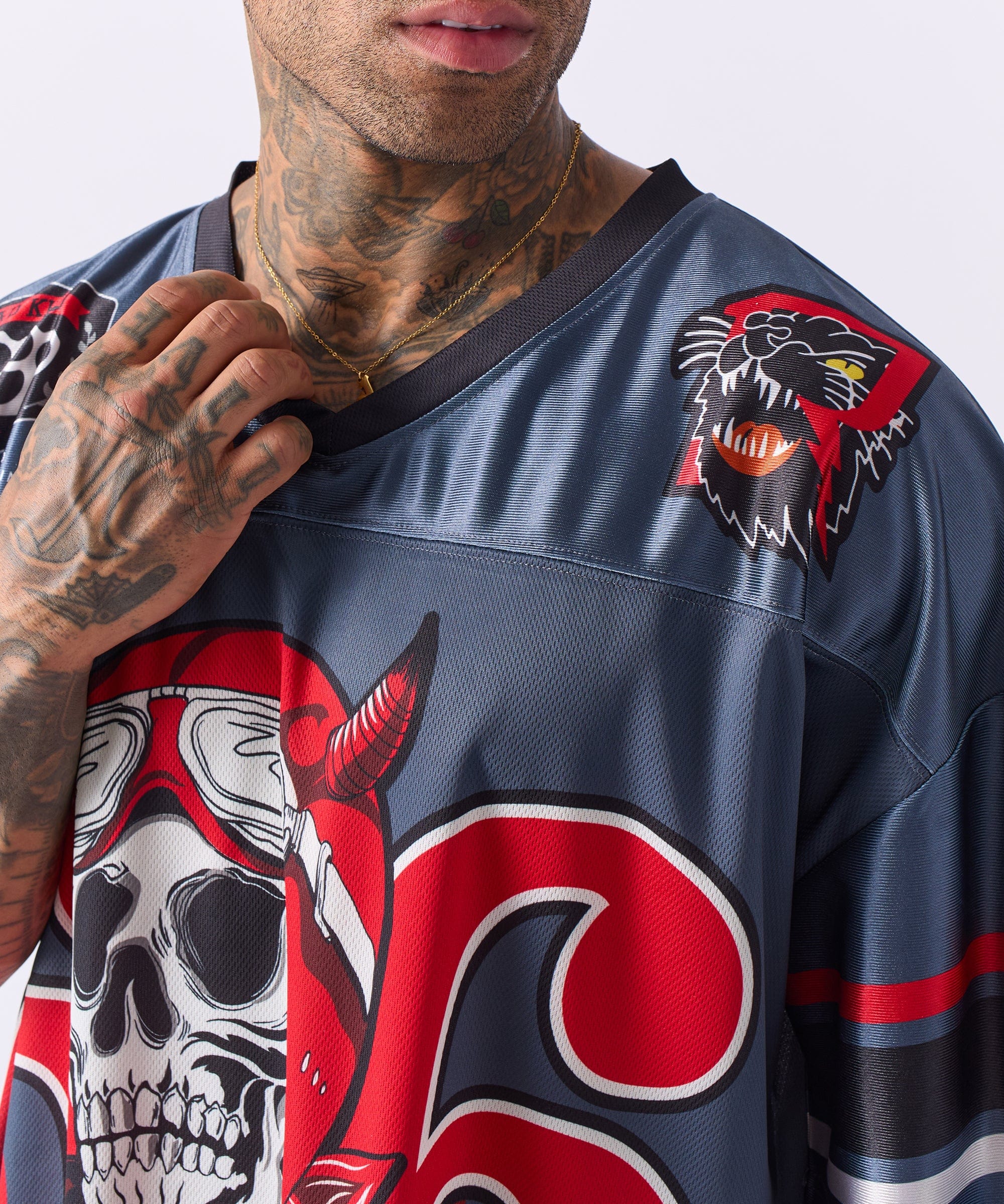 Football Jersey 66 - Grey - Image 3