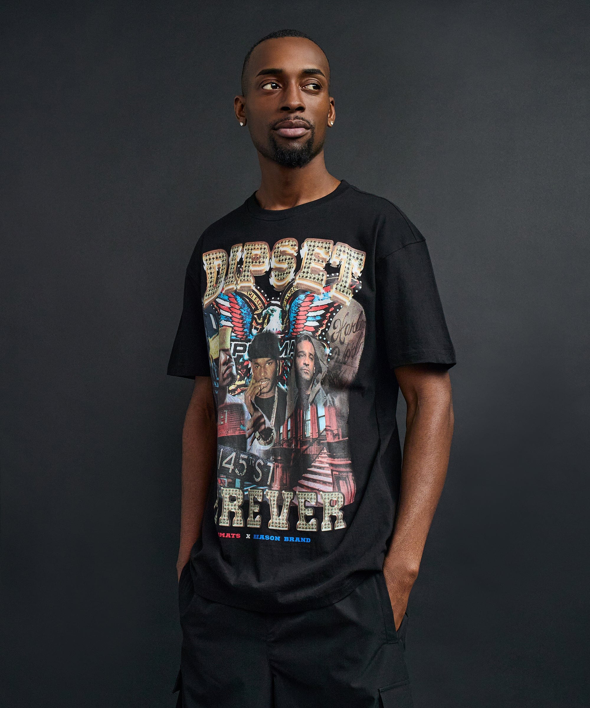 Forever Short Sleeve Tee - Black - Image 7