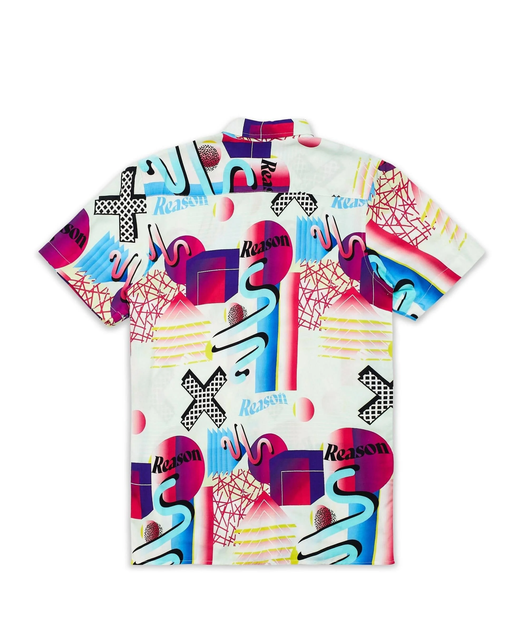 Geo Shape Allover Print Short Sleeve Shirt - Image 5