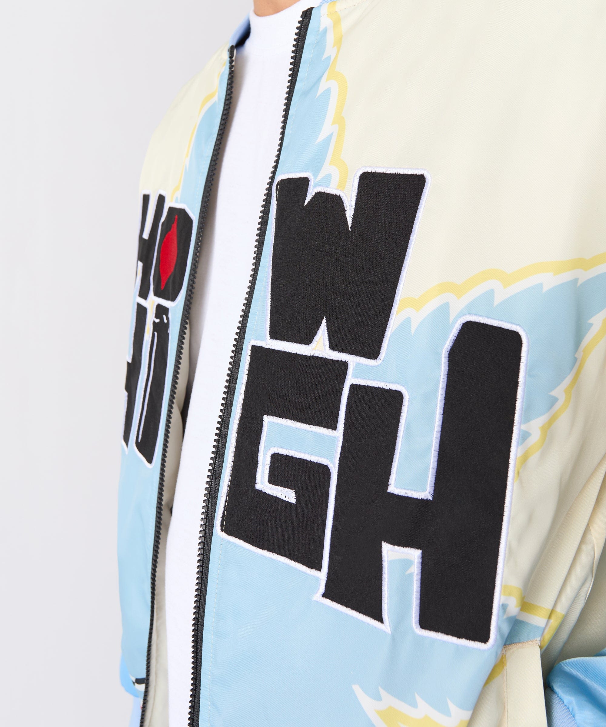 How High Applique Racing Jacket - Image 3