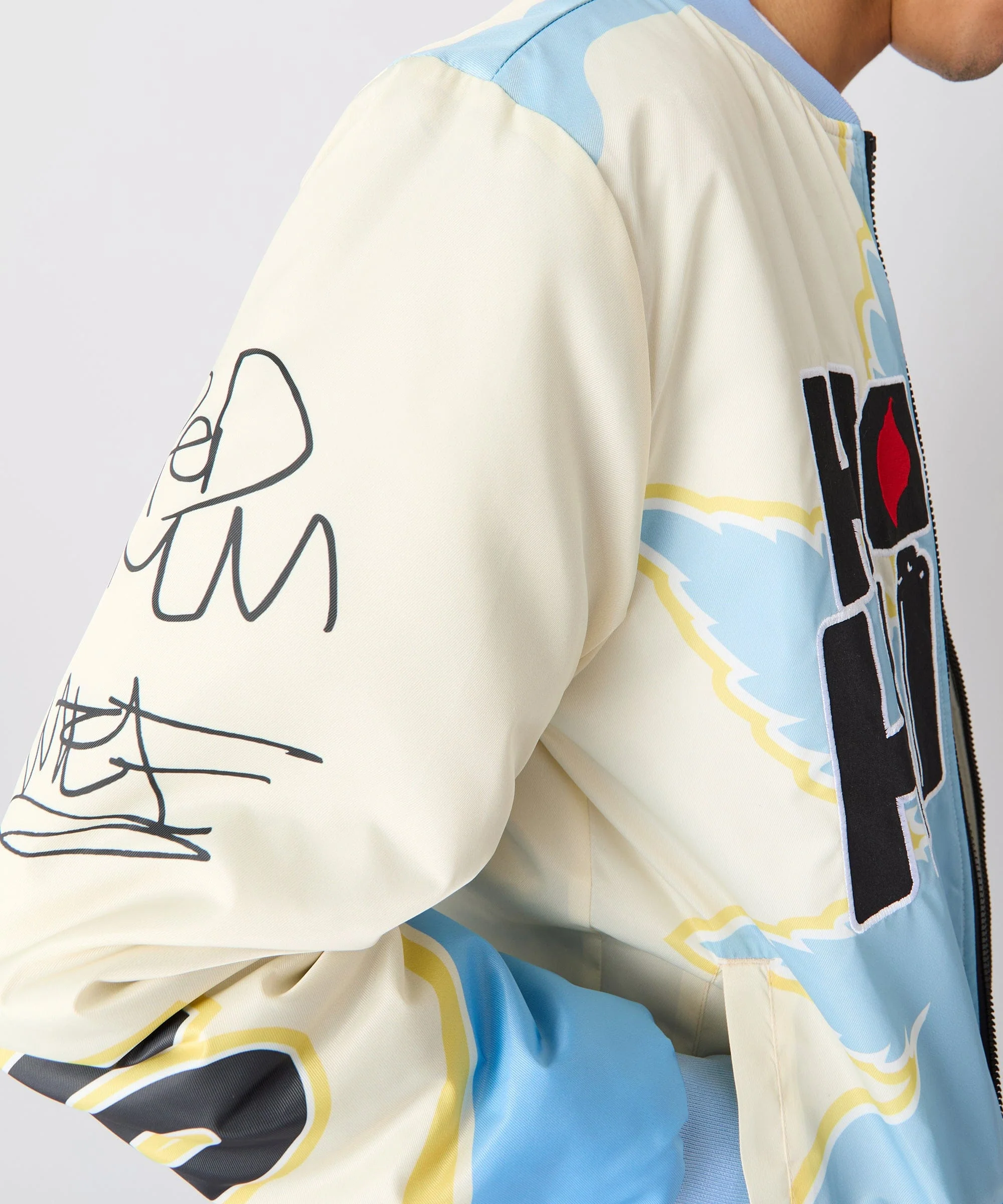 How High Applique Racing Jacket - Image 8