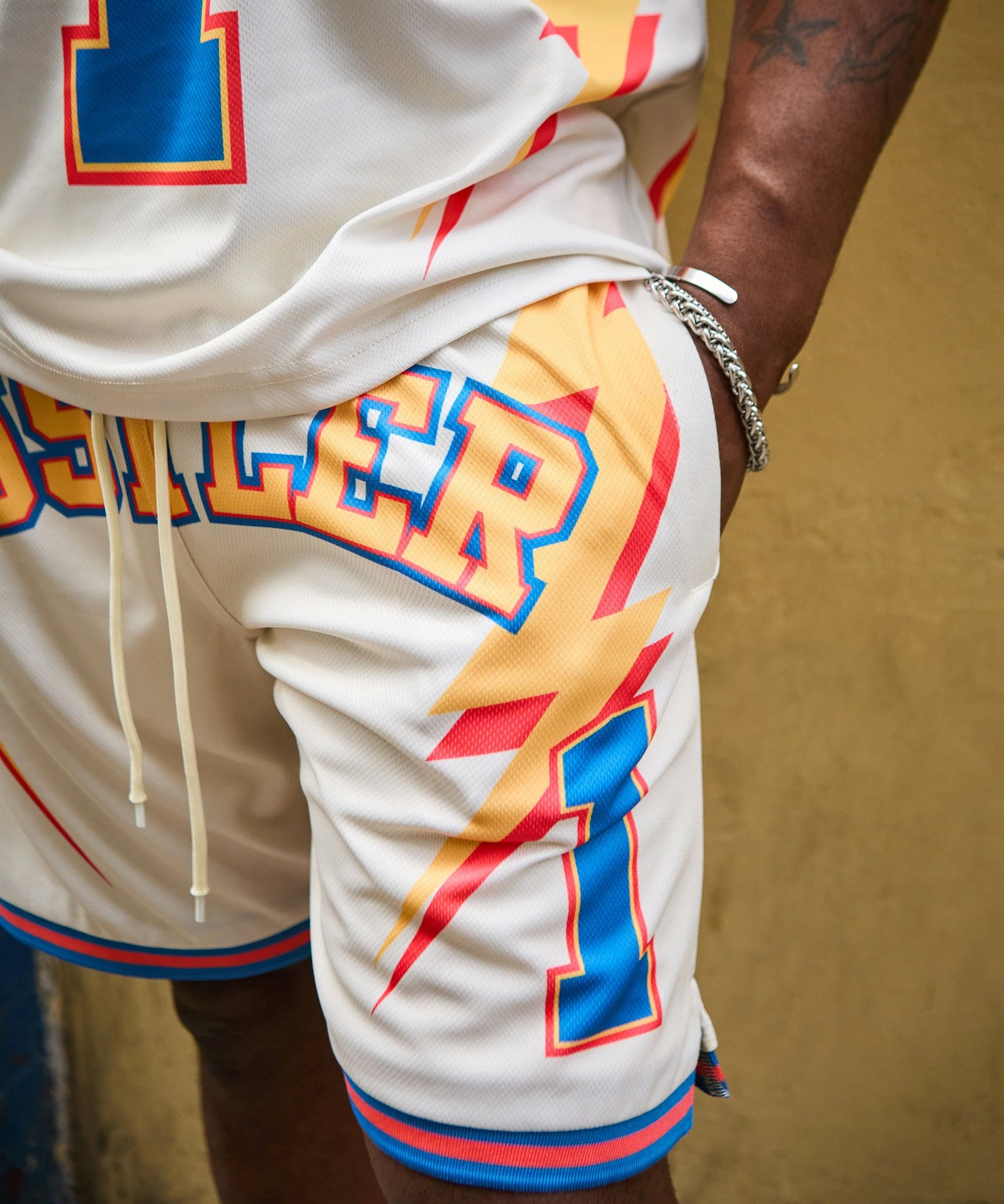 Hustler Basketball Short - Khaki - Image 5