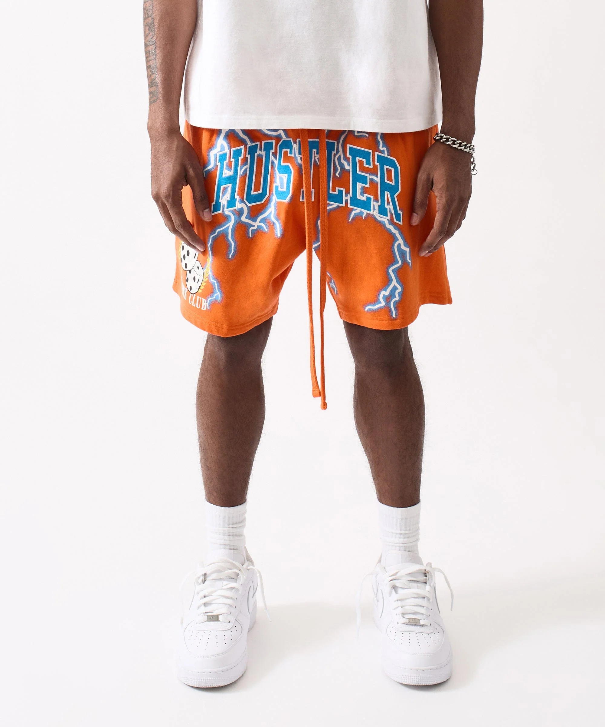 Hustler Players Club Short - Salmon - Image 2