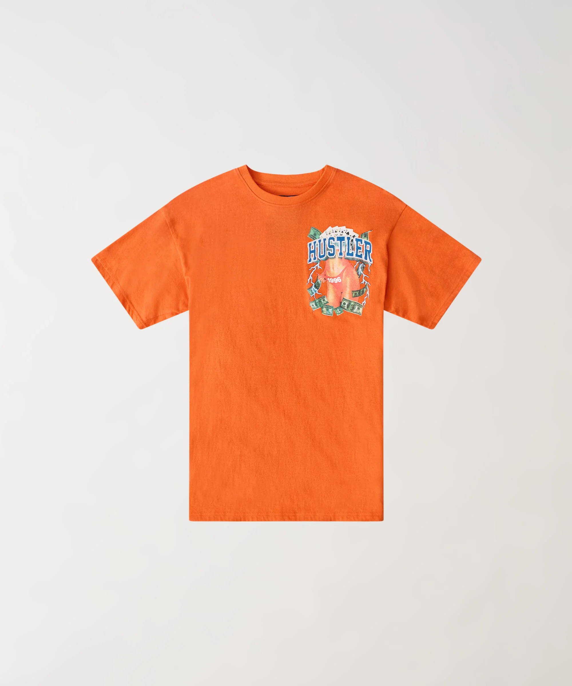 Hustler Players Club Short Sleeve Tee - Salmon