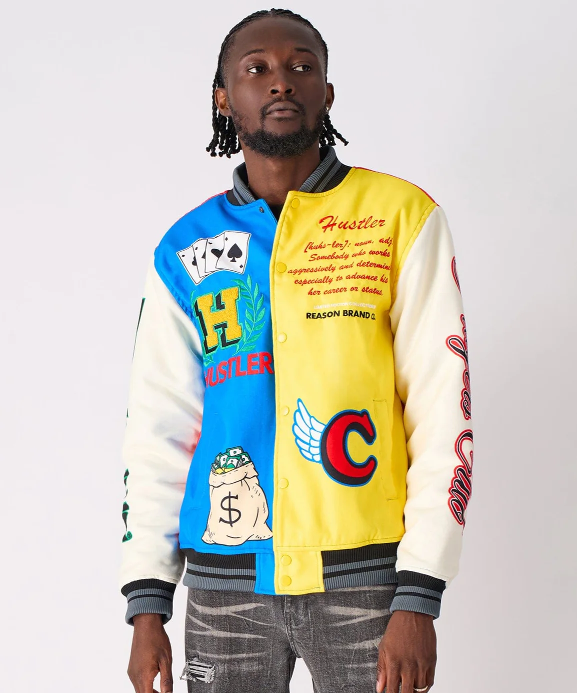 Hustler Varsity Jacket - Image 3